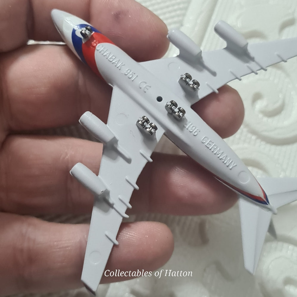 Schabak 1:600 IL-96 Russia One state transport Germany diecast plane boxed 951/81