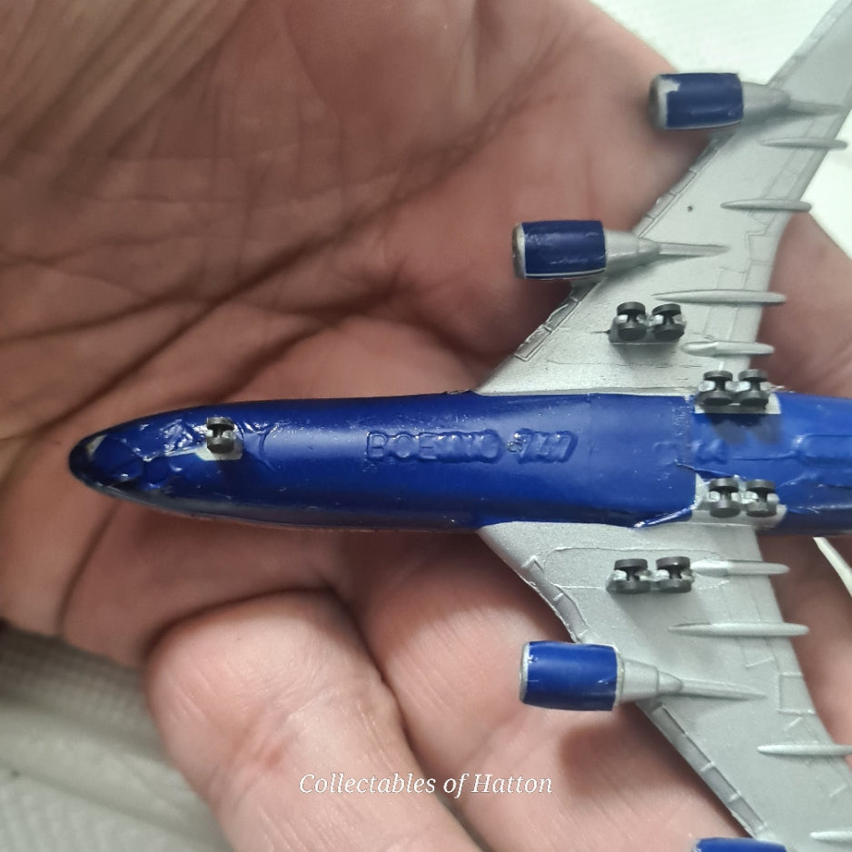 Schabak 1:600 Boeing 747-400 generic issue Germany diecast plane boxed 921/33