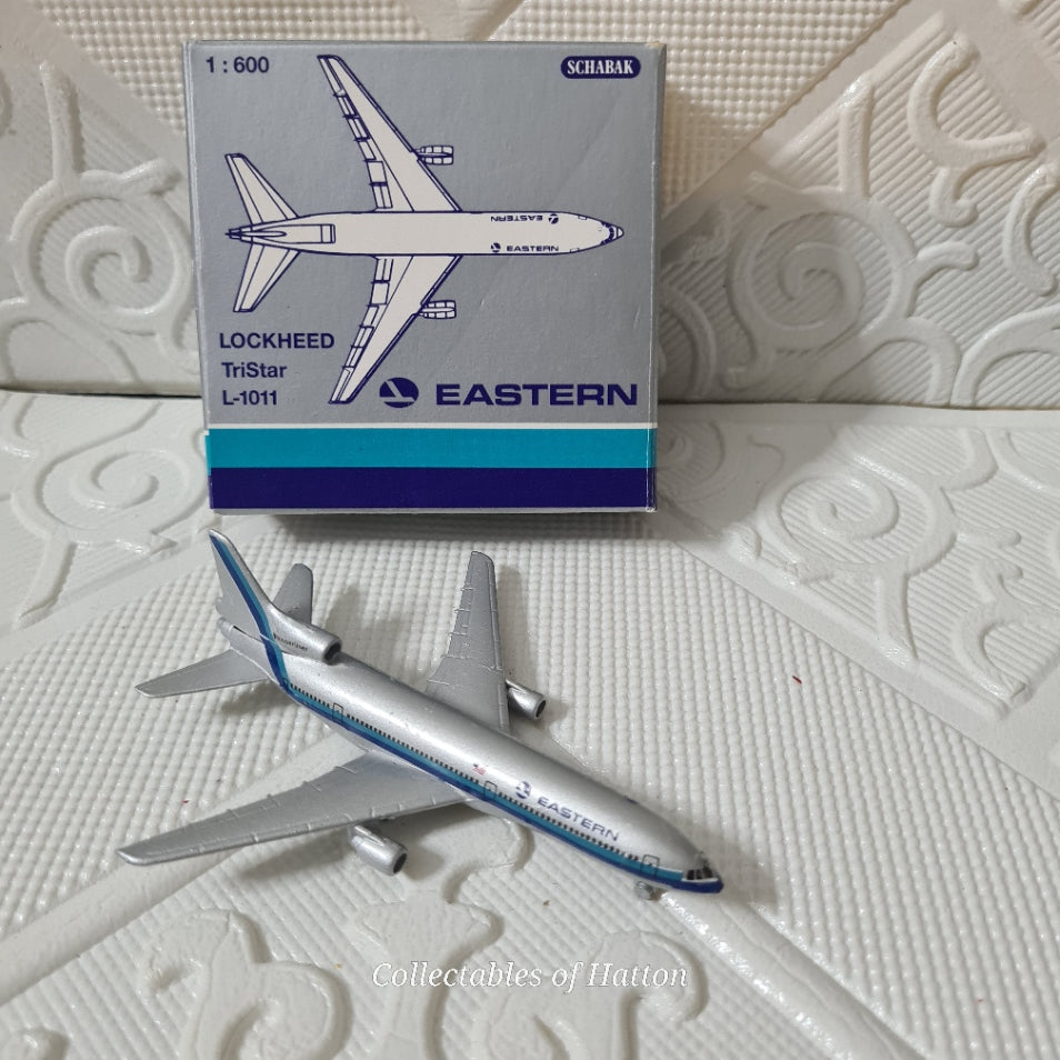 Schabak 1:600 TriStar L-1011 Eastern whisperliner Germany diecast plane boxed 909/24