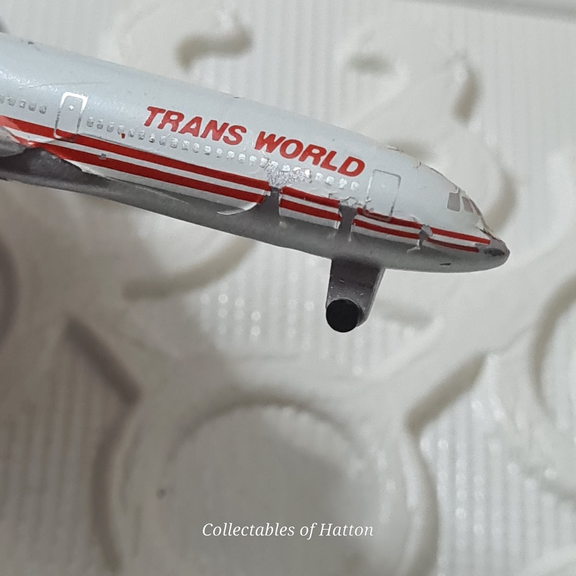 Schabak 1:600 TriStar L-1011 TWA Trans World Germany diecast plane boxed 909/10