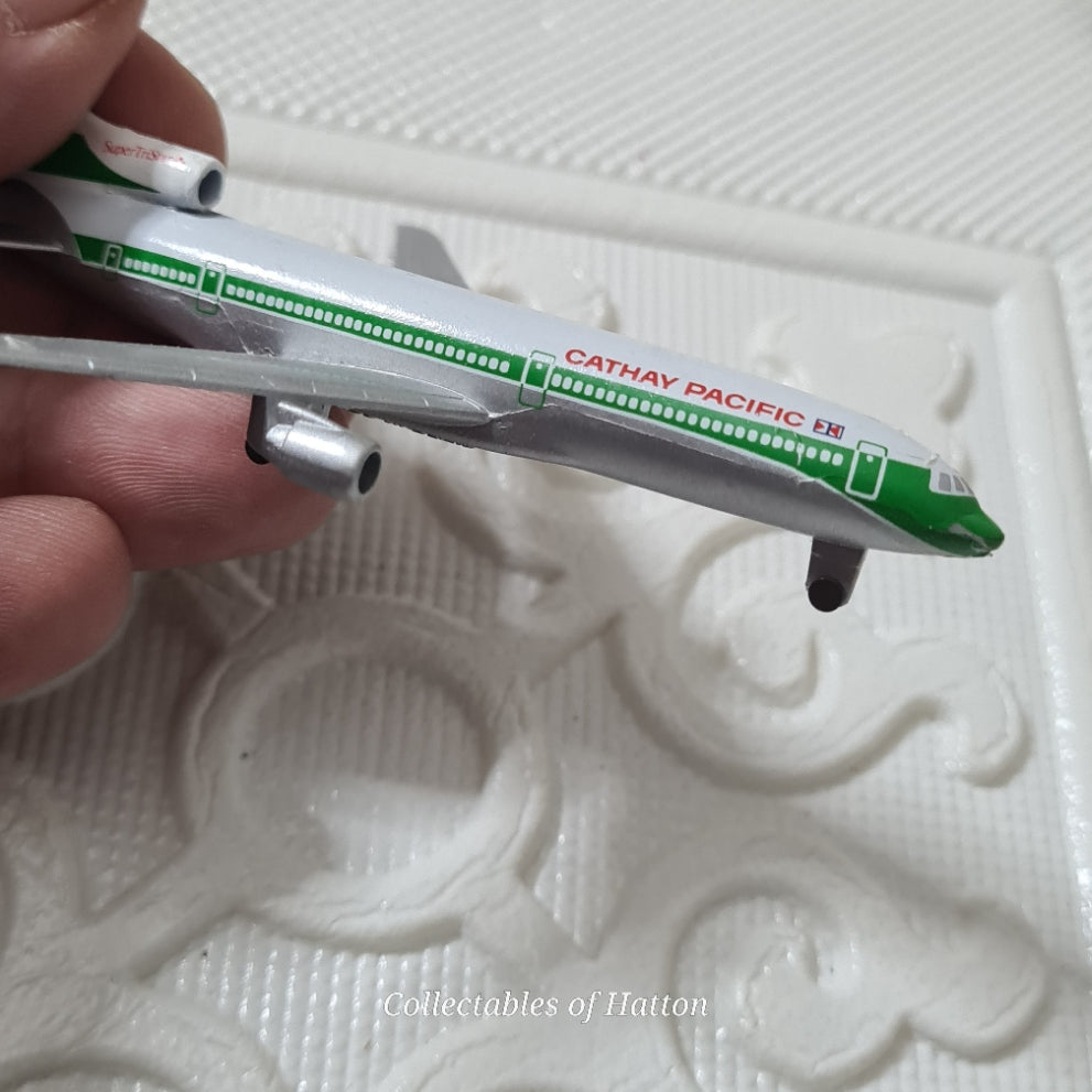 Schabak 1:600 TriStar L-1011 Cathway Pacific Germany diecast plane boxed 909/50