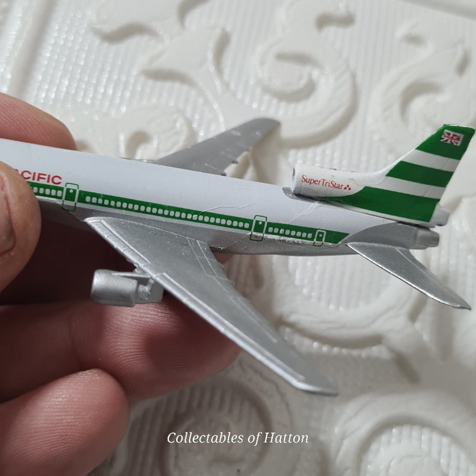 Schabak 1:600 TriStar L-1011 Cathway Pacific Germany diecast plane boxed 909/50