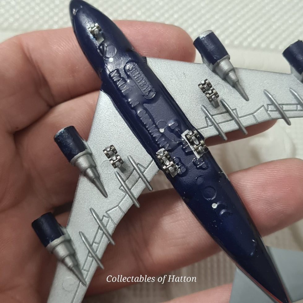 Schabak 1:600 Boeing 747 SP United Airlines Germany diecast plane boxed 919/23