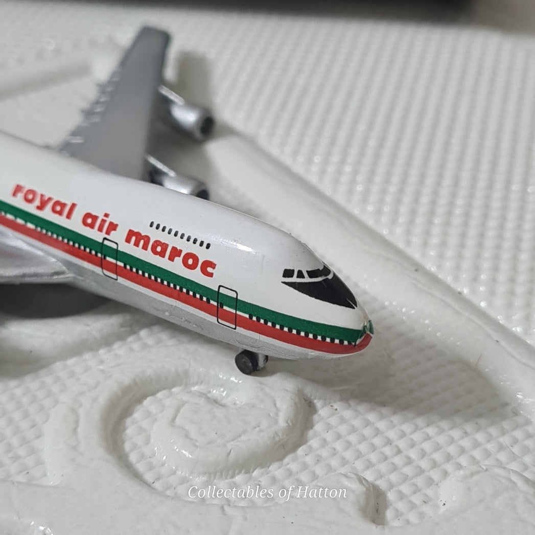 Schabak 1:600 Boeing 747-400 Ram Royal Air Maroc Germany diecast plane boxed 921/118
