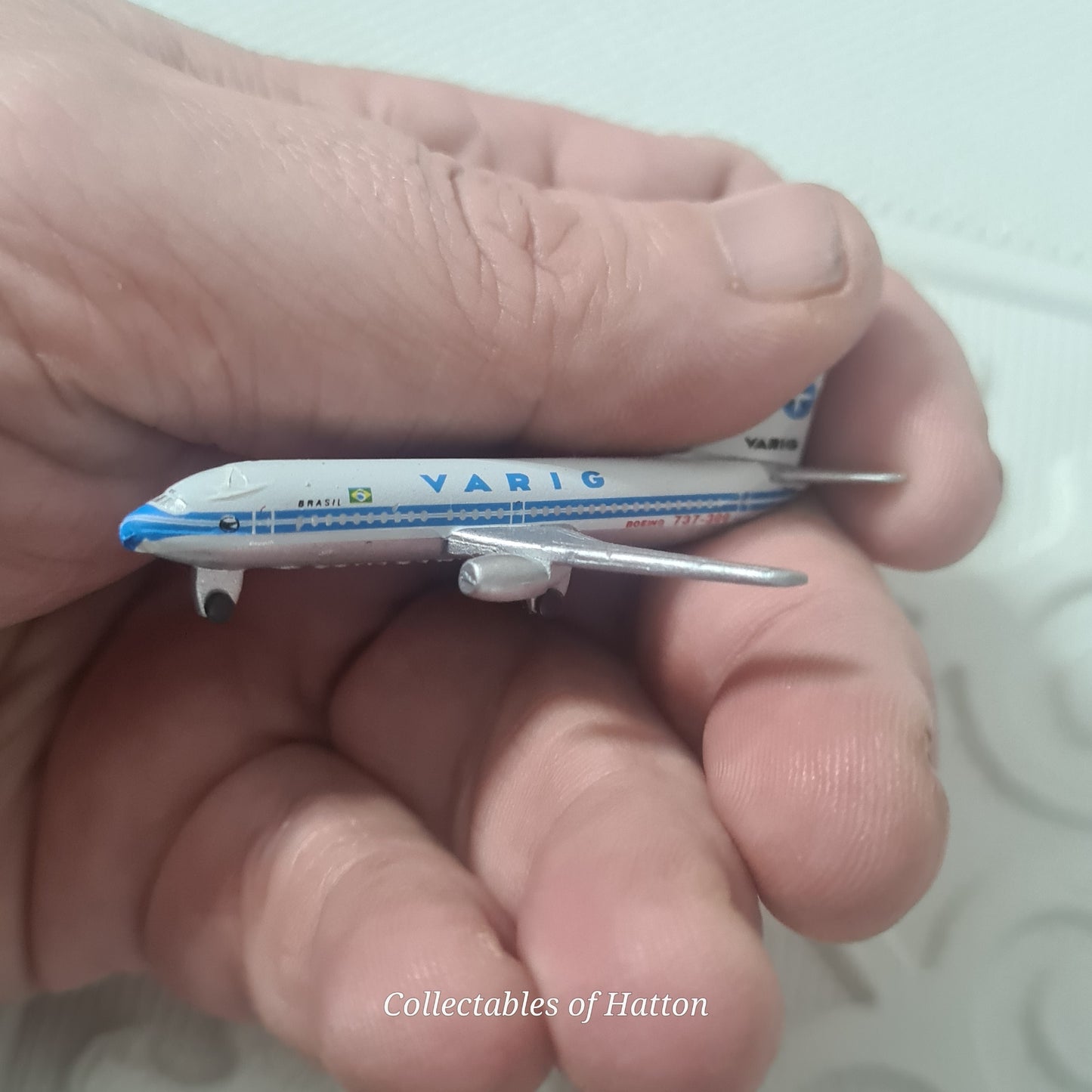 Schabak 1:600 Boeing 737-300 Varig Germany diecast plane boxed 925/12