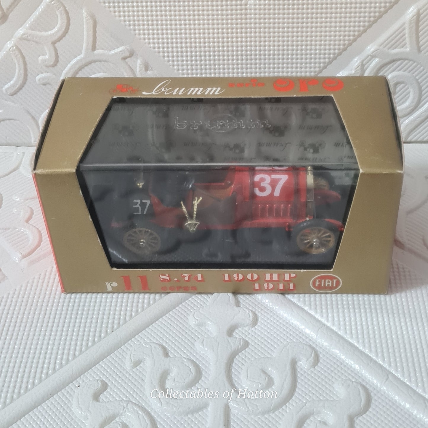 Brumm R11 1:43 Fiat S.74 1911  #37 racing car diecast model perfect boxed