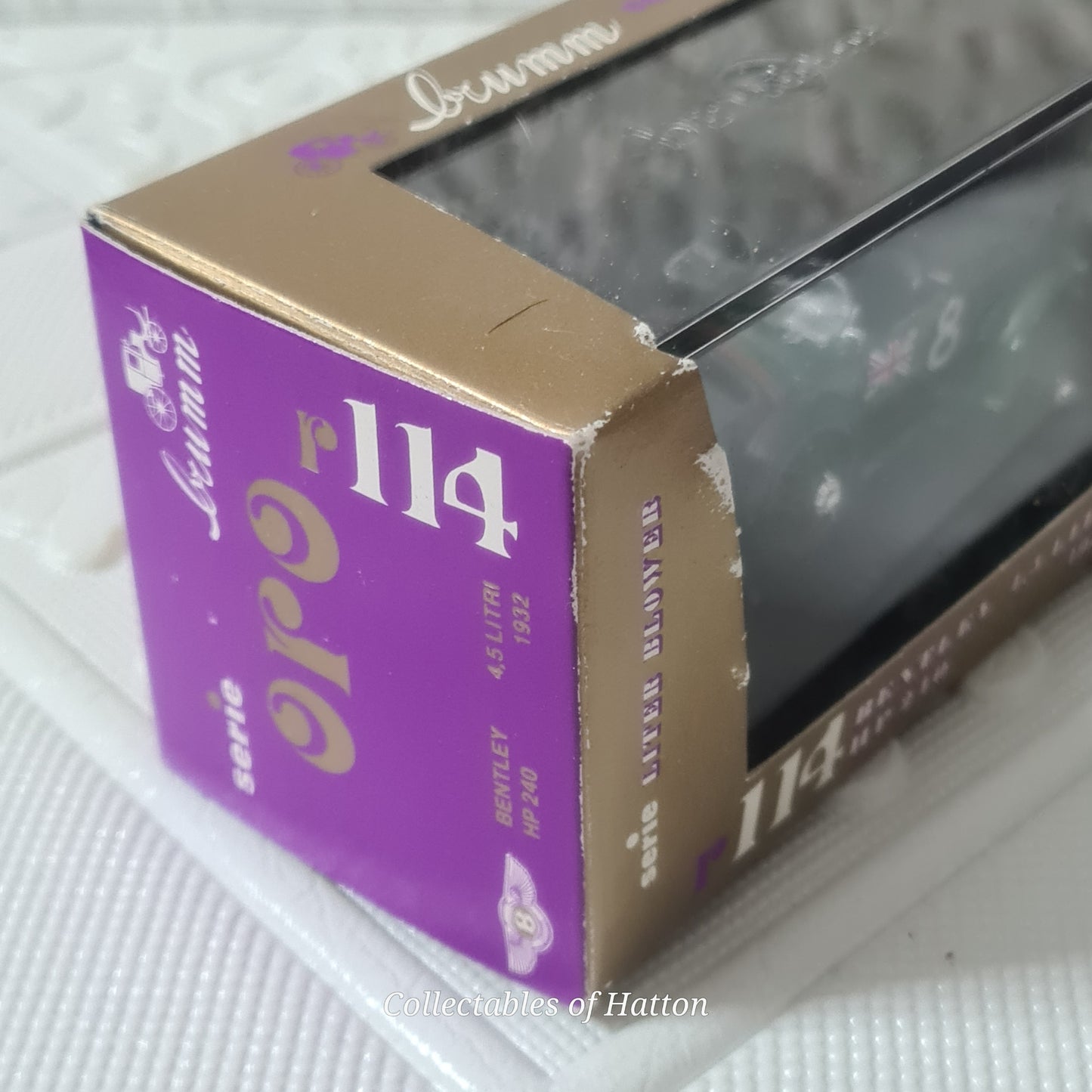 Brumm R114 1:43 Bentley Blower 4.5 litre 1932  #8 racing car diecast model perfect boxed