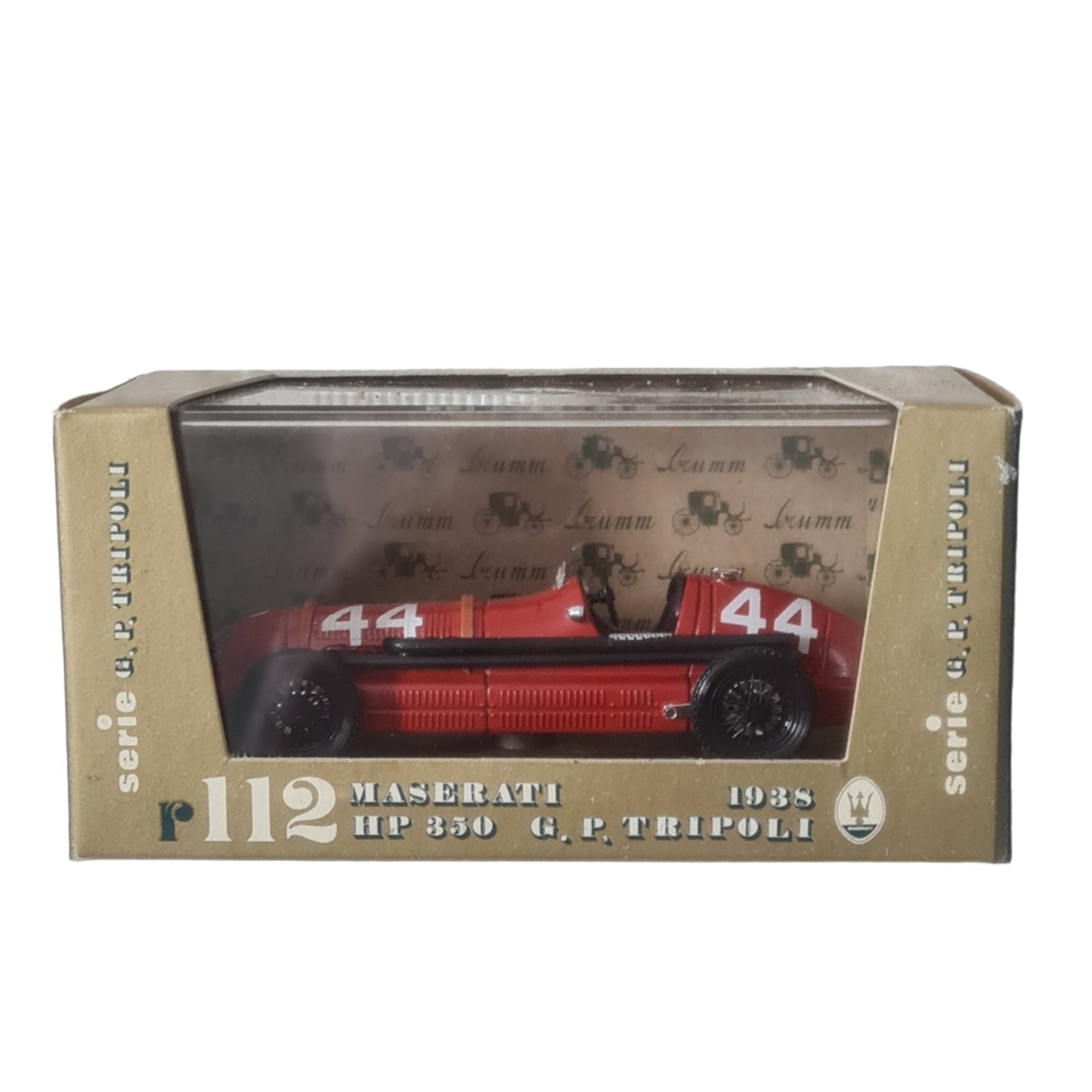 maserati 1938 racing car model brumm r112