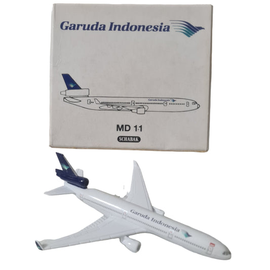 garuda indonesia md-11 diecast model plane schabak