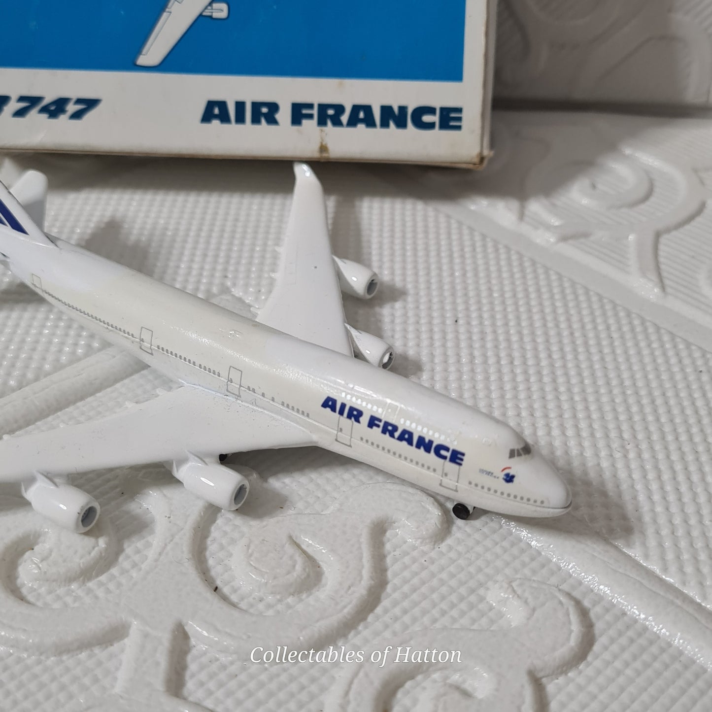 Schabak 1:600 Boeing 747 Air France Germany diecast plane boxed 901/3