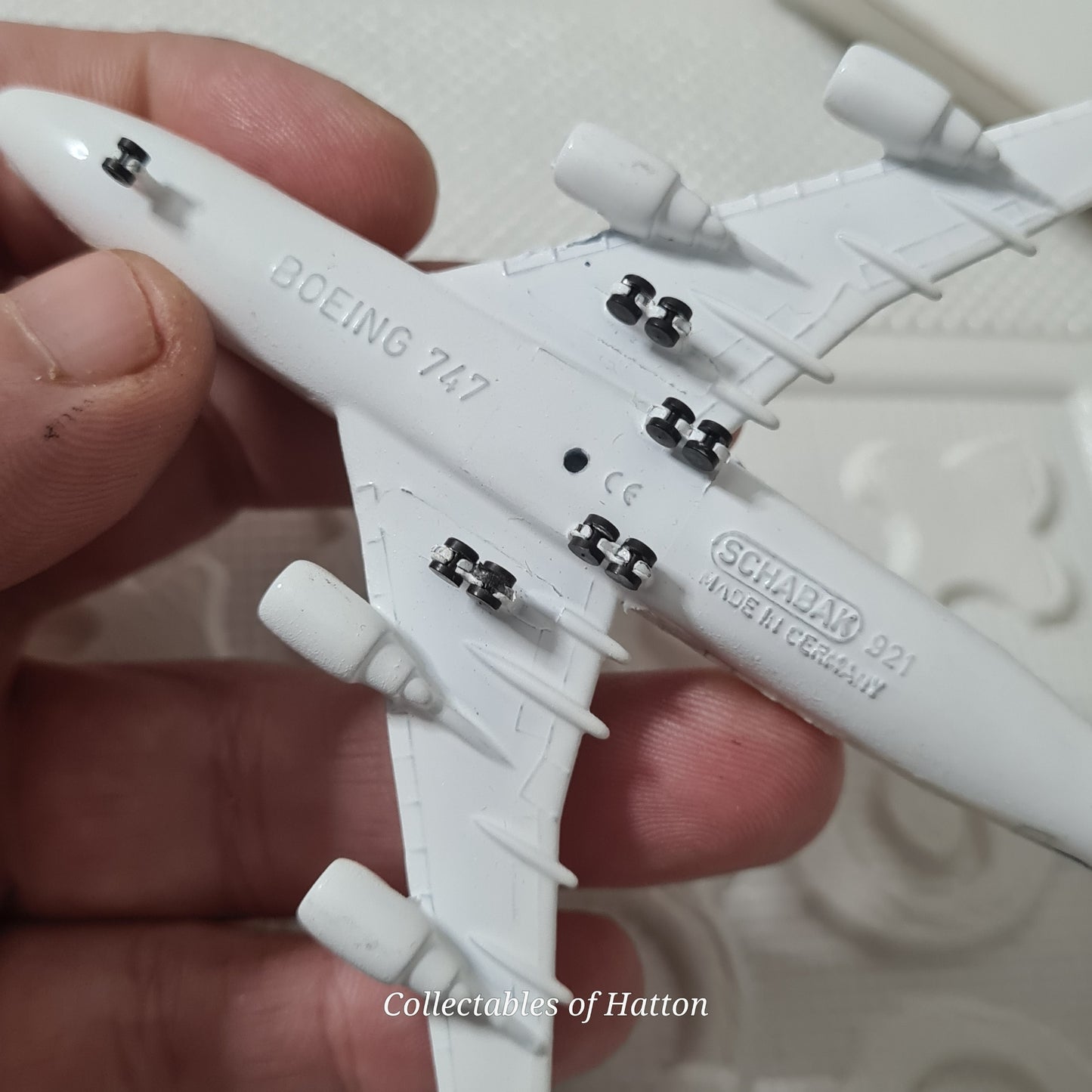Schabak 1:600 Boeing 747 Air France Germany diecast plane boxed 901/3