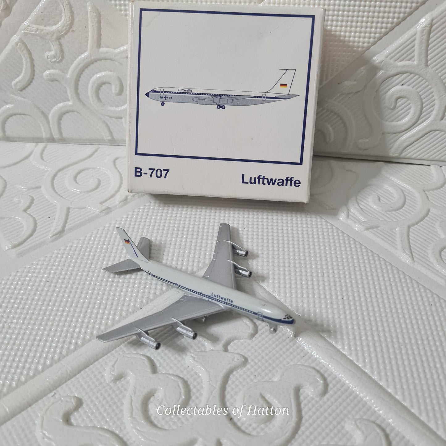 Schabak 1:600 Boeing 707 Luftwaffe  Germany diecast plane boxed 935/85