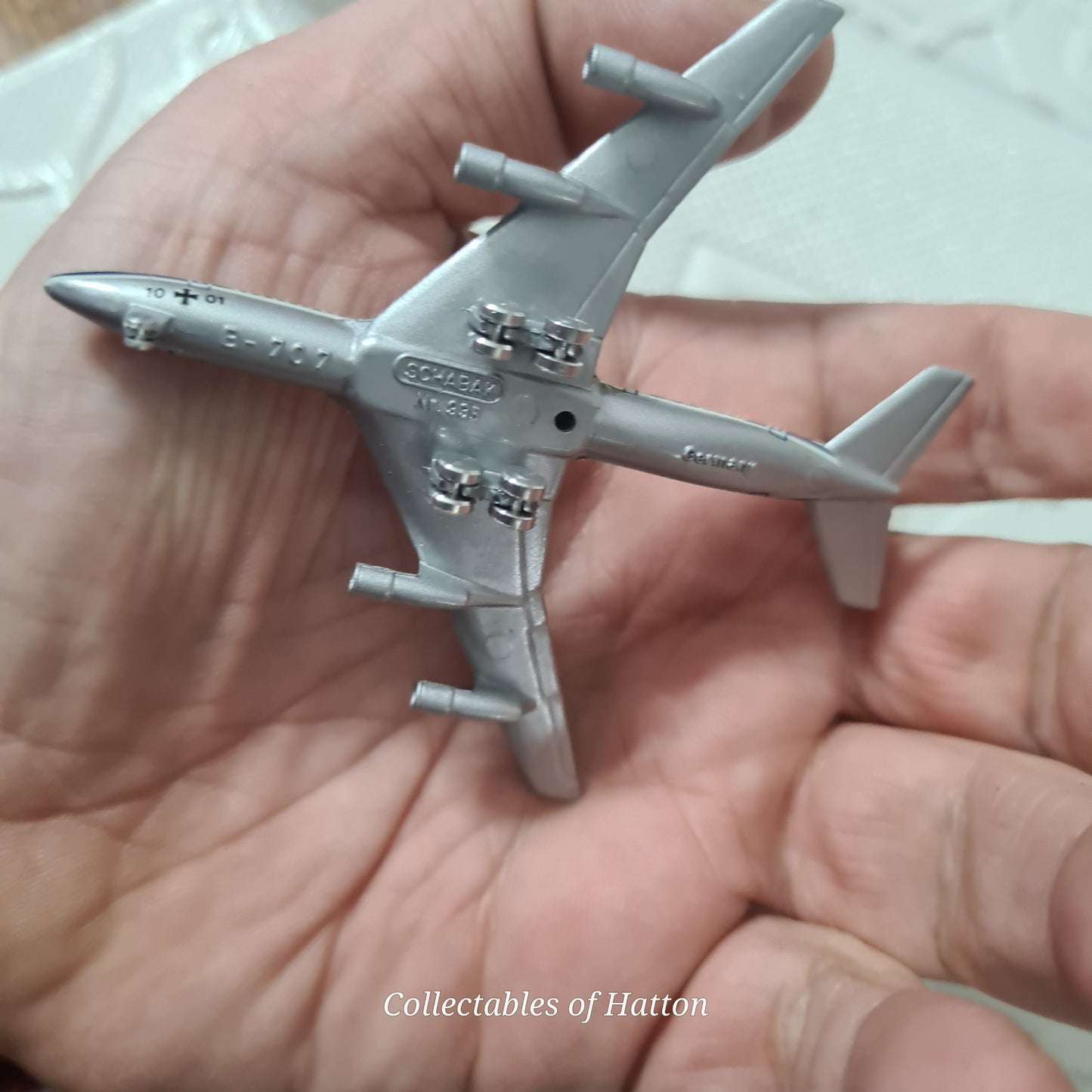 Schabak 1:600 Boeing 707 Luftwaffe  Germany diecast plane boxed 935/85