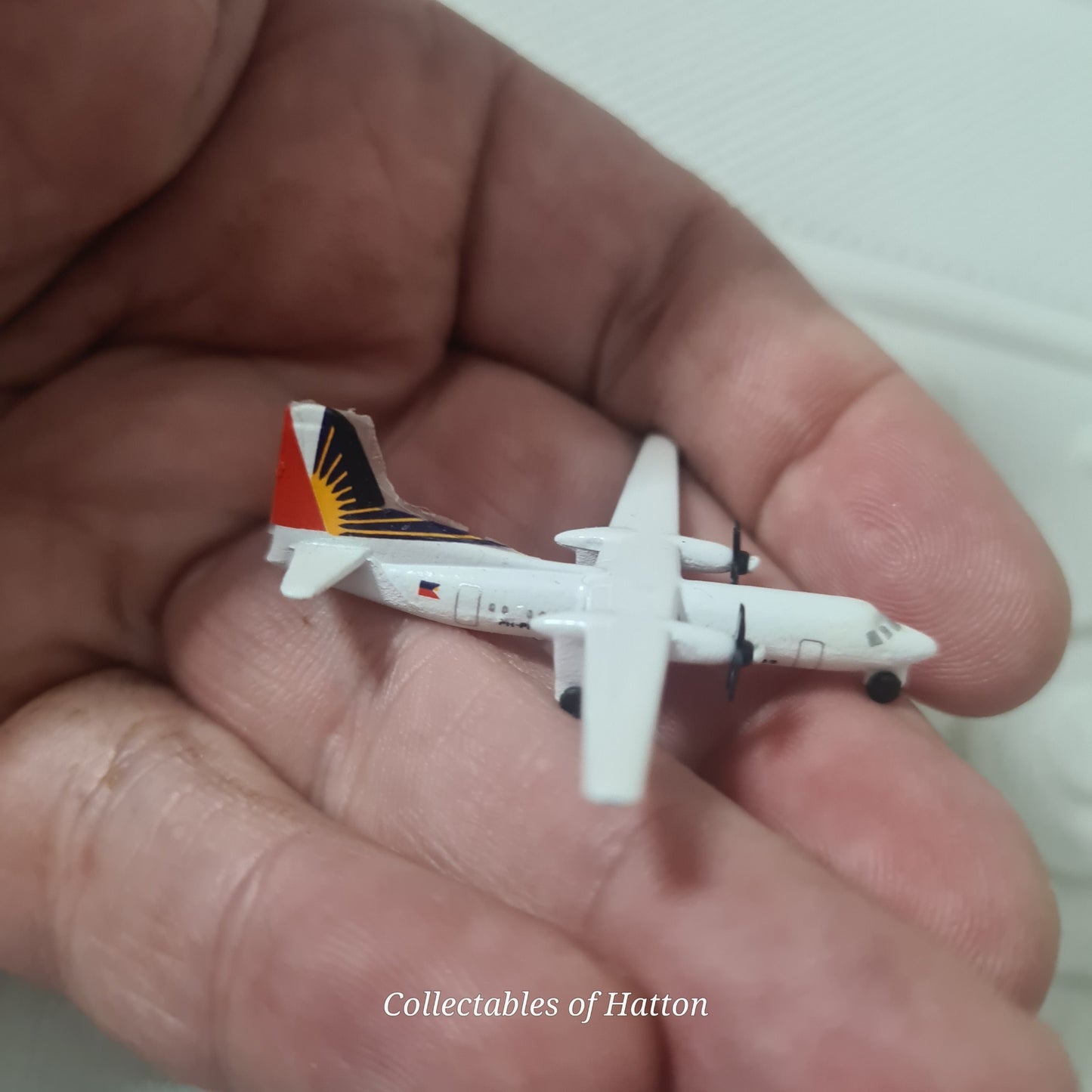 Schabak 1:600 Fokker 50 Philippine airlines Germany diecast plane boxed 930/90