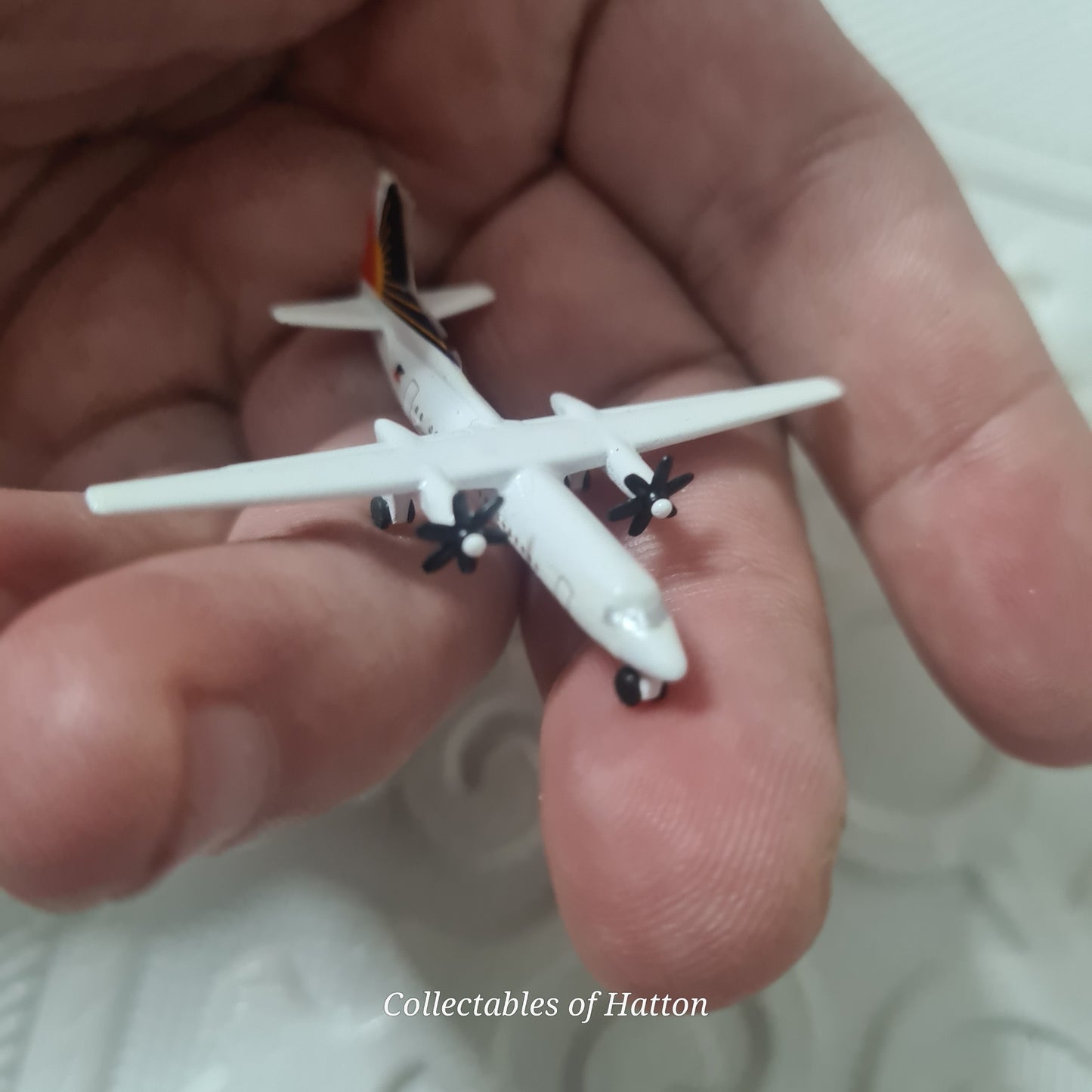 Schabak 1:600 Fokker 50 Philippine airlines Germany diecast plane boxed 930/90