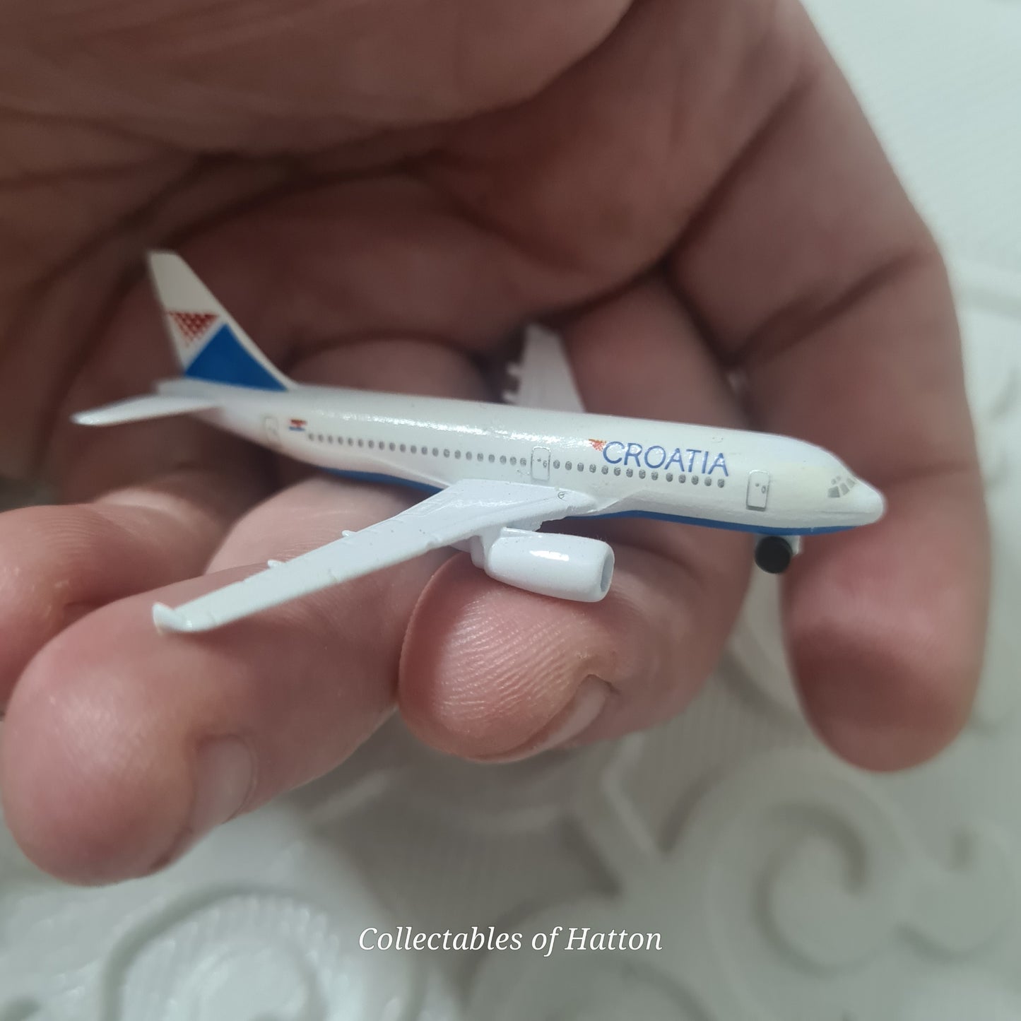 Schabak 1:600 Airbus A-319 Croatia Airlines Germany diecast plane boxed 957/195