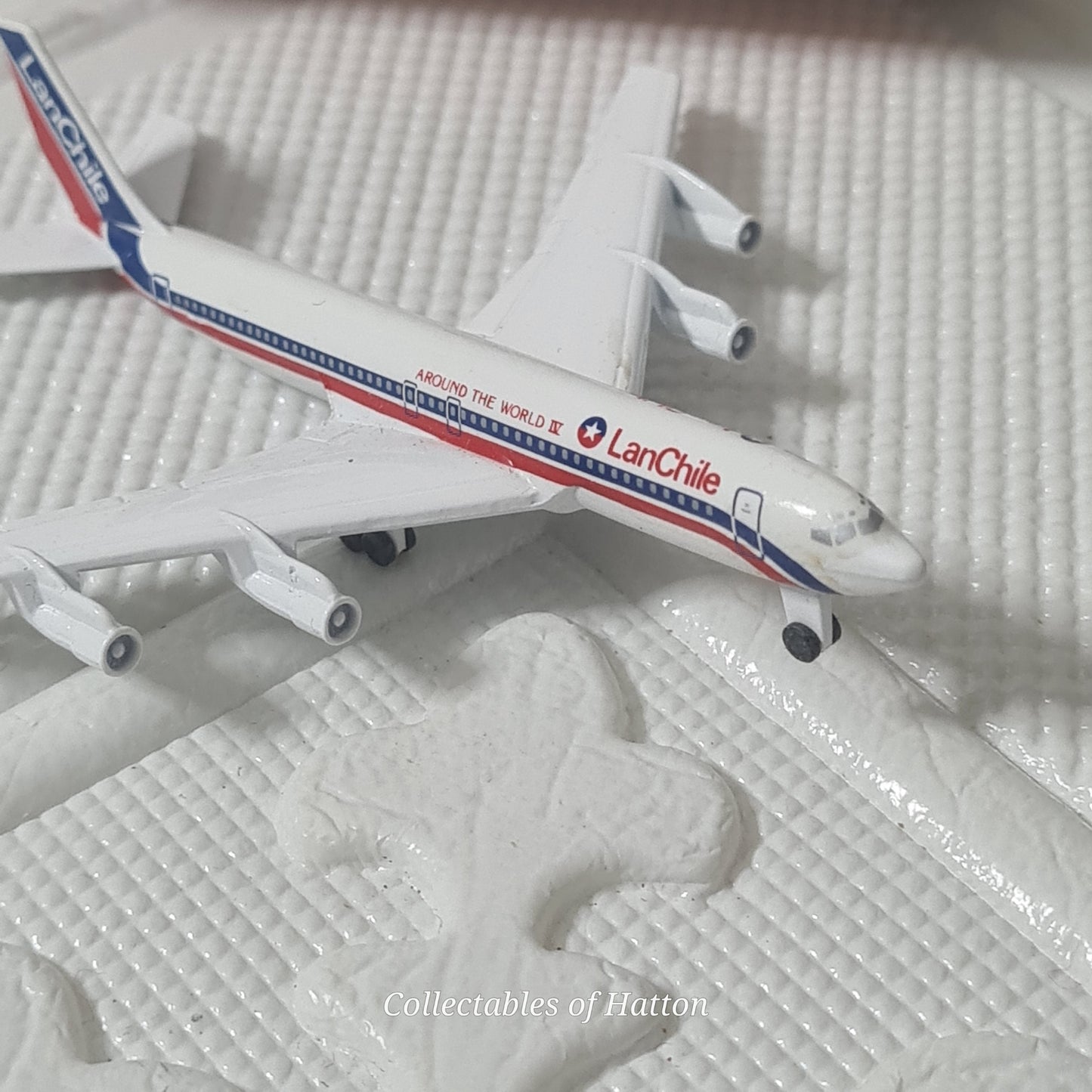 Schabak 1:600 Boeing 707 LanChile Germany diecast plane boxed 935/95