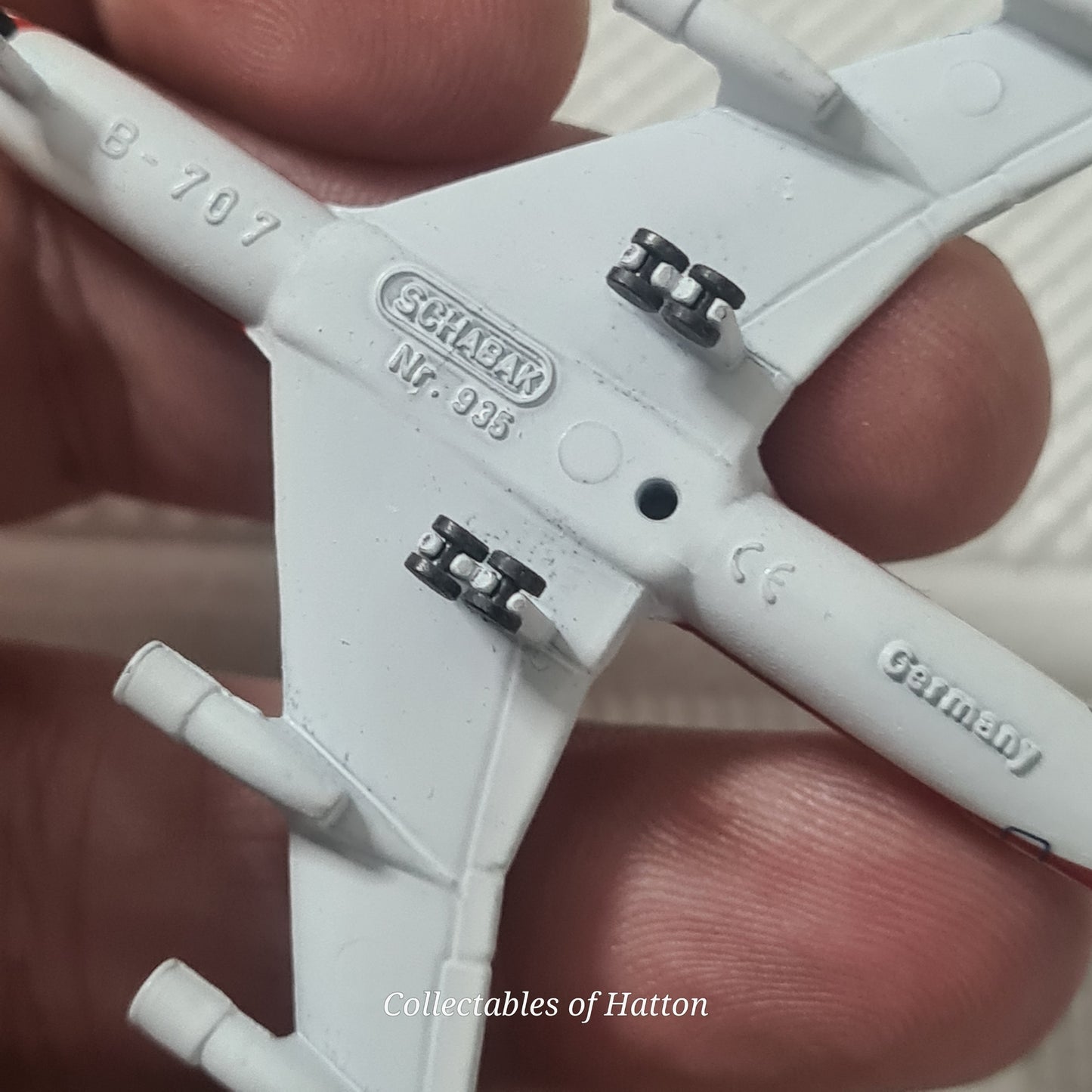 Schabak 1:600 Boeing 707 LanChile Germany diecast plane boxed 935/95