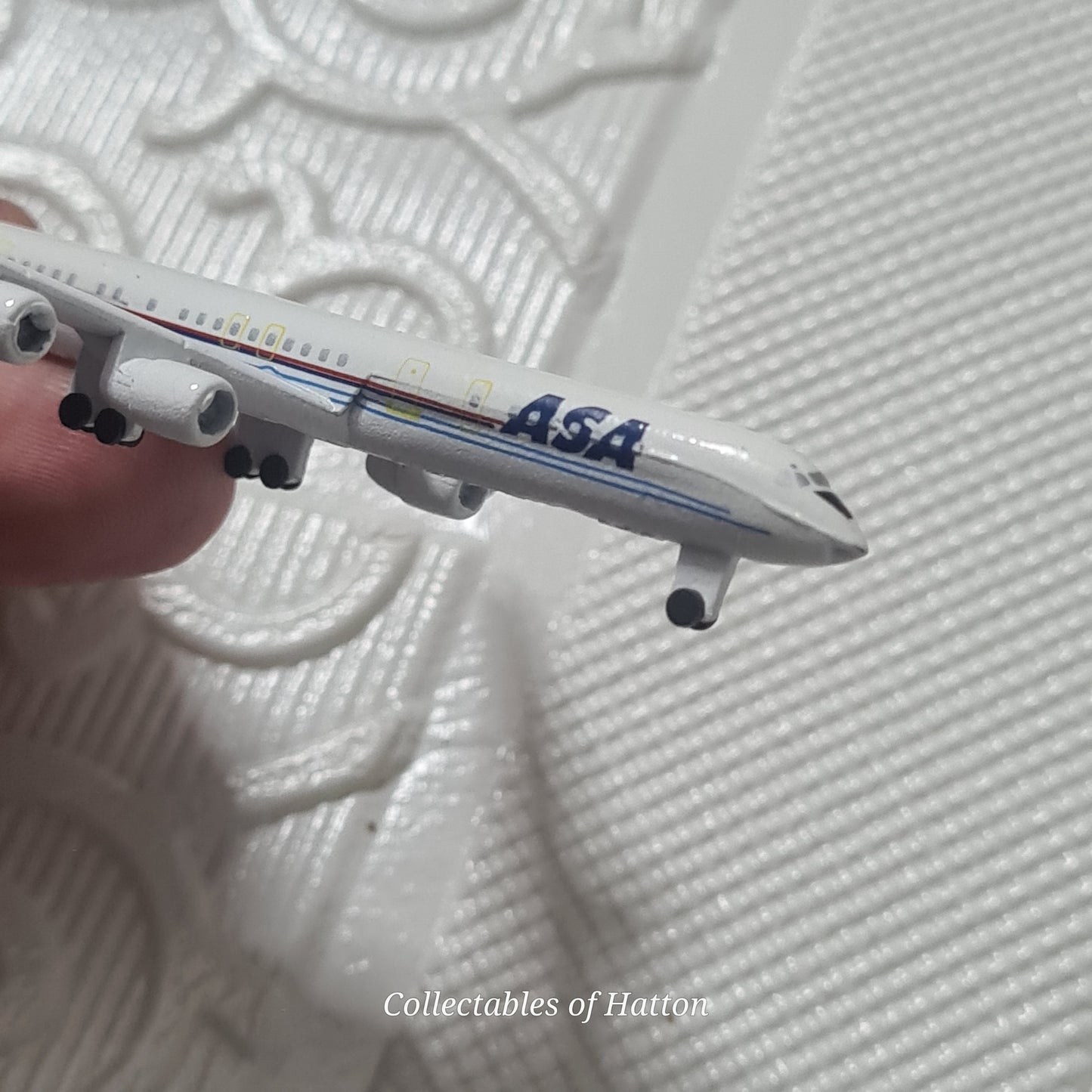 Schabak 1:600 Super DC-8-63 ASA Germany diecast plane boxed 922/58