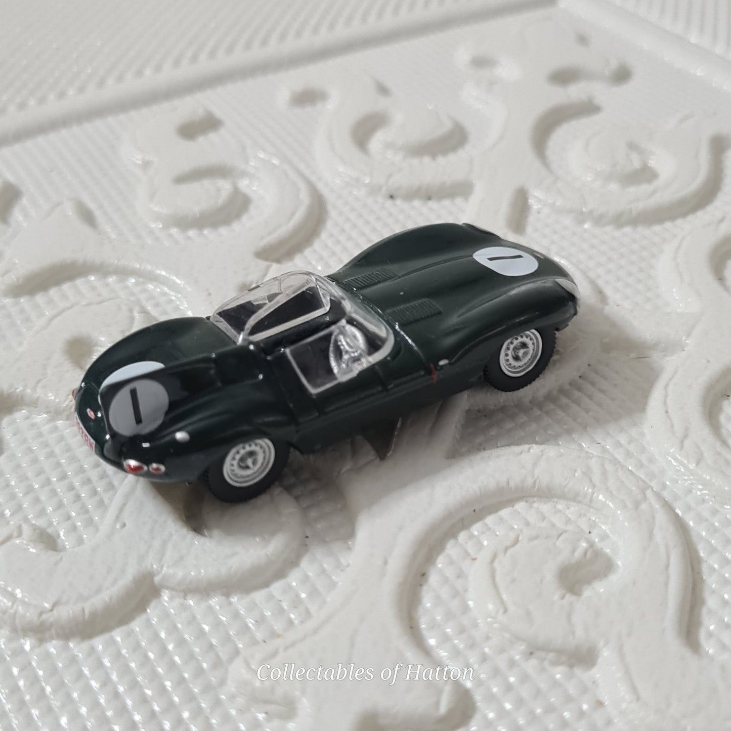 Oxford Diecast 1:76 Jaguar D-Type #1 racing  BR Green diecast loose excellent