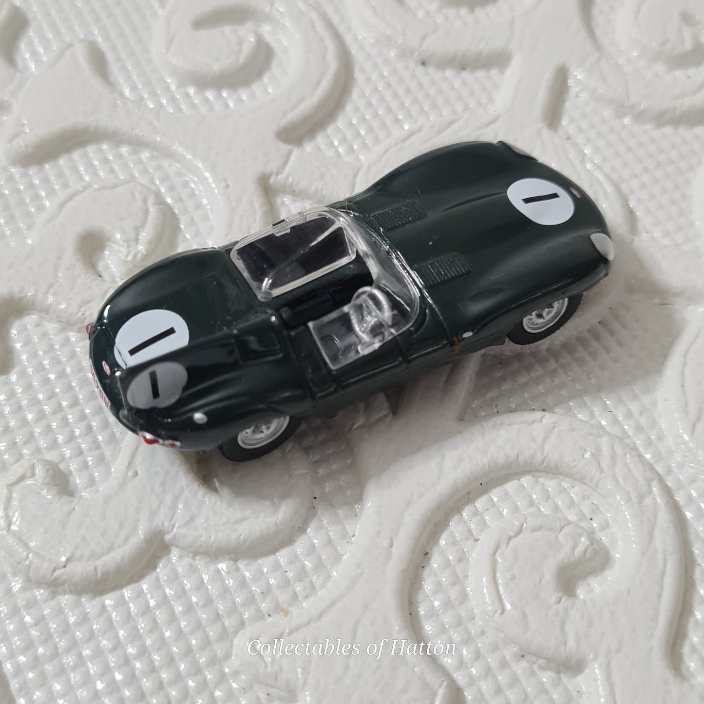 Oxford Diecast 1:76 Jaguar D-Type #1 racing  BR Green diecast loose excellent