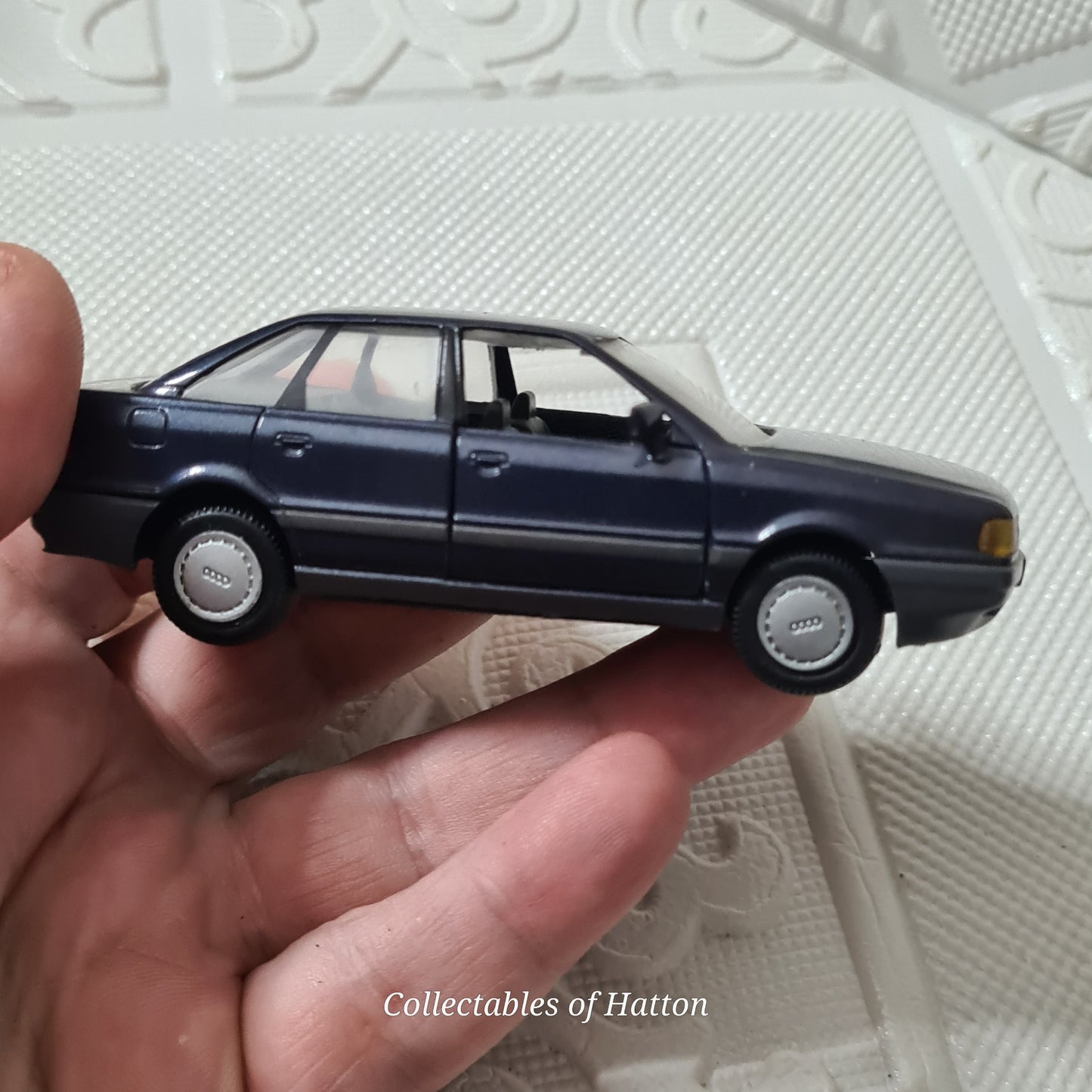 Gama 1:43 Audi 80 Quattro German loose diecast model very good dark blue