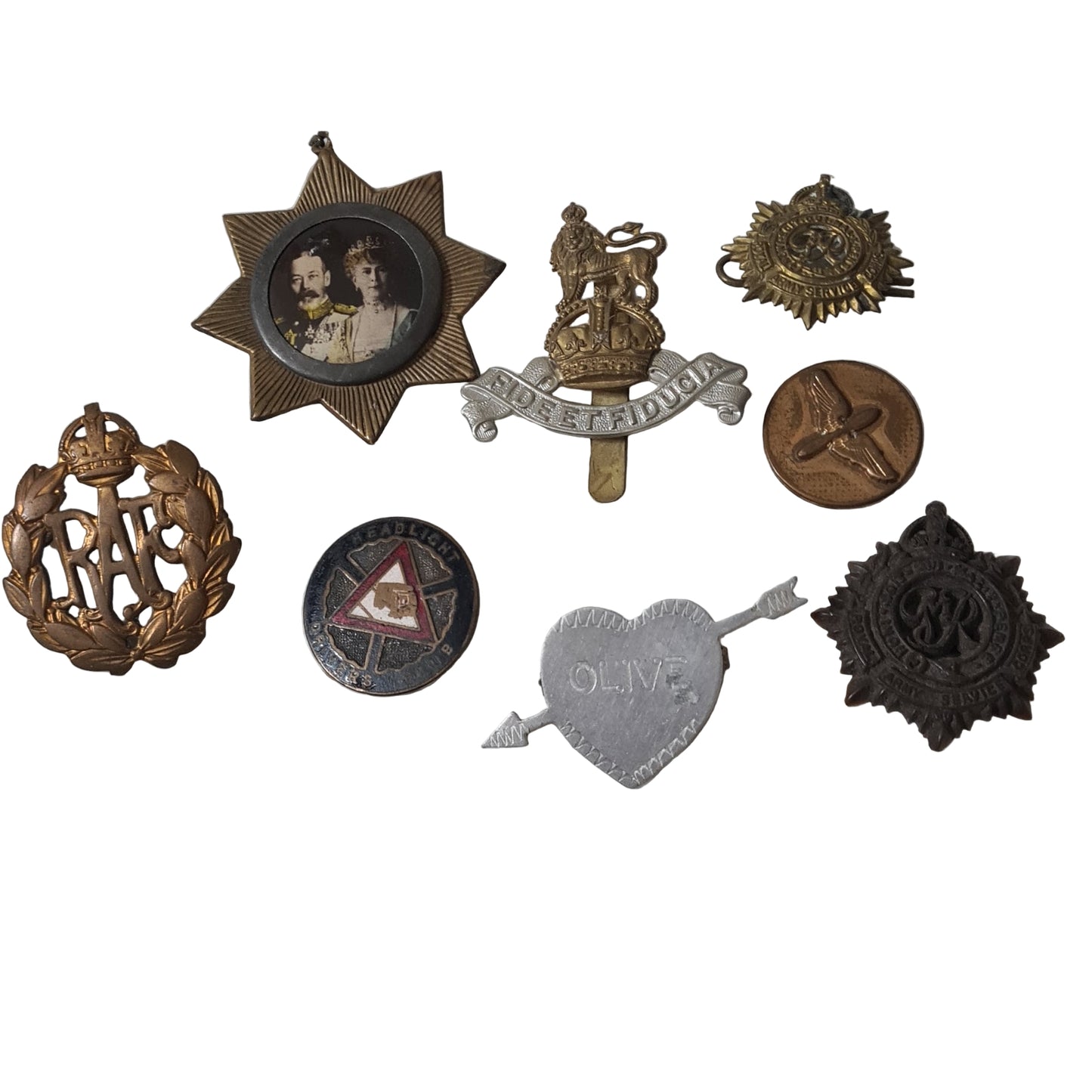1940s military royal family badges