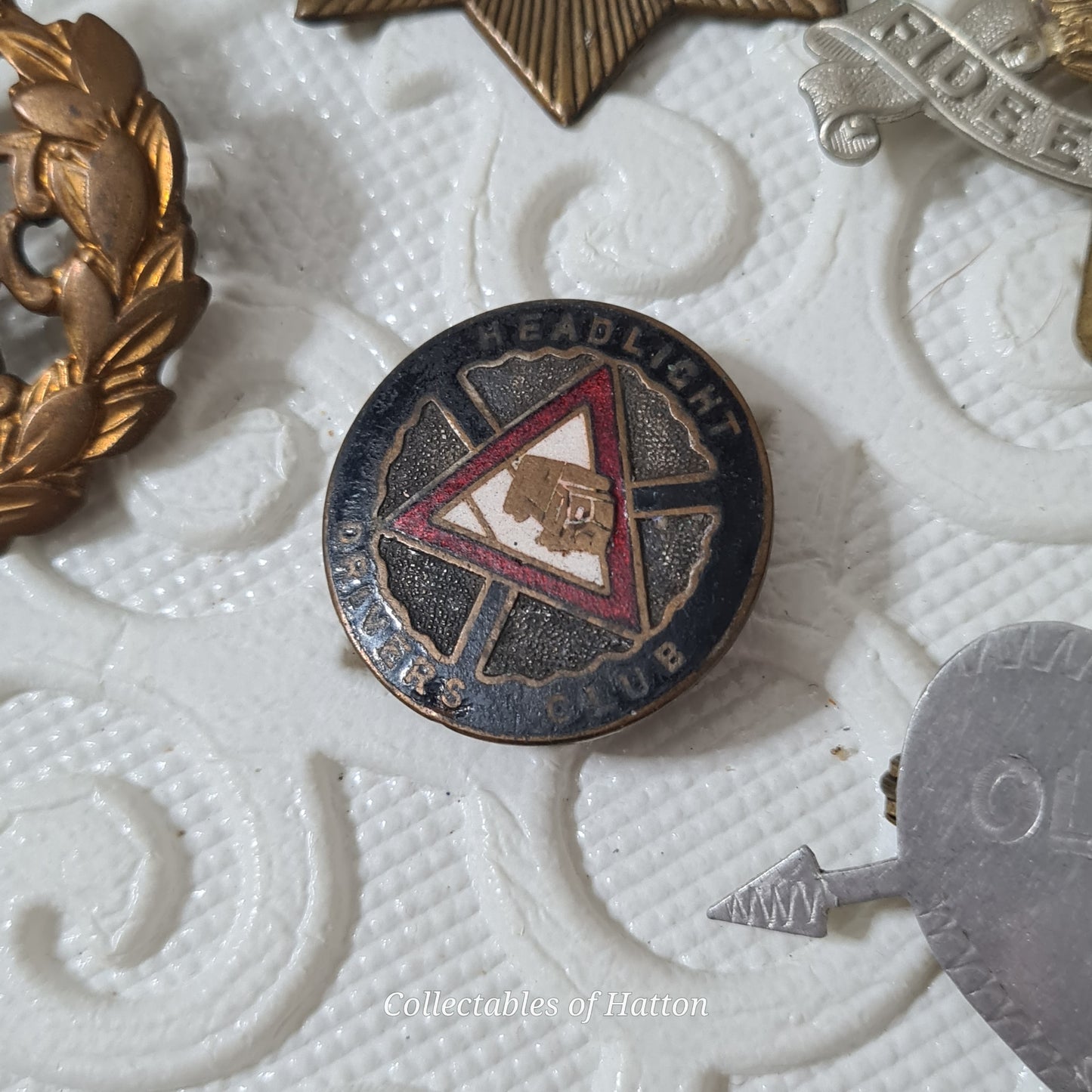 Interesting vintage Military British & royalty related badges buttons RAF etc