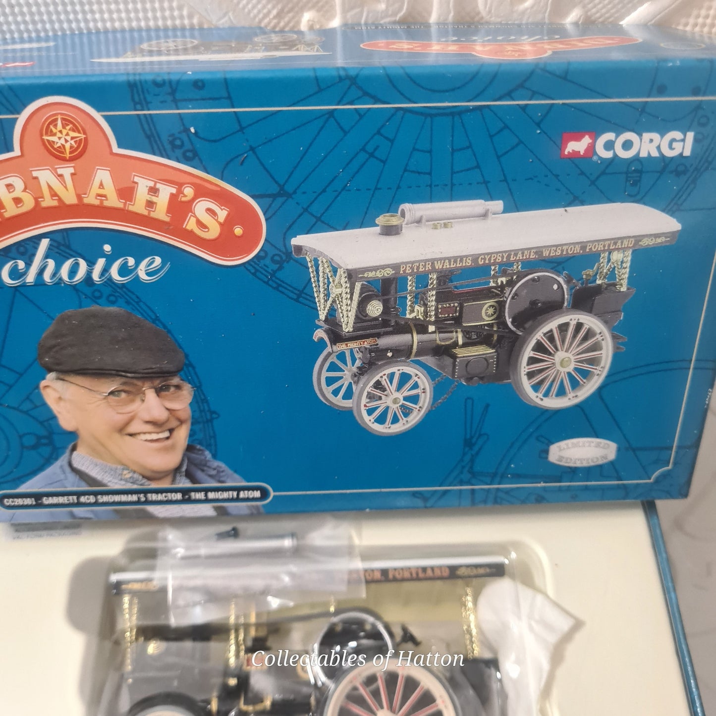 Corgi CC20301 Dibnah's Choice Garrett 4CD Showmans tractor the mighty atom mint boxed
