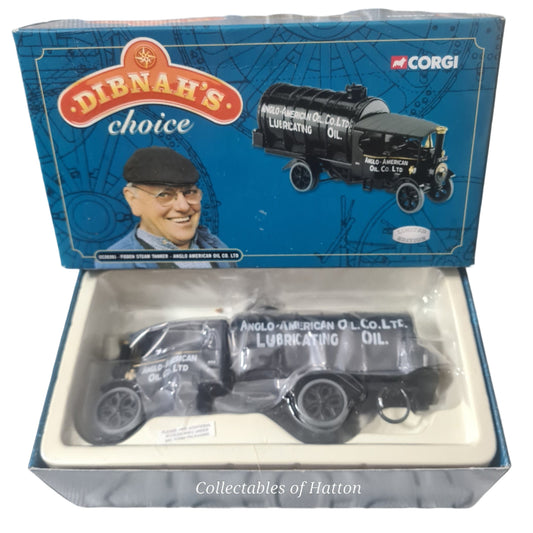 Corgi CC20203 Dibnah's Choice Foden Steam Tanker Anglo American Oil mint boxed