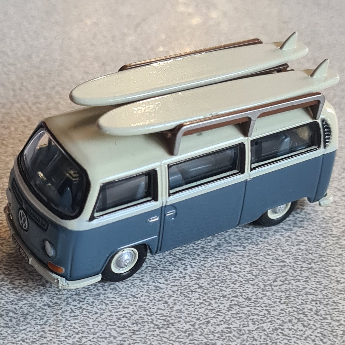Oxford Diecast 1:76 Volkswagen VW camper/Bus  battleship grey white loose superb