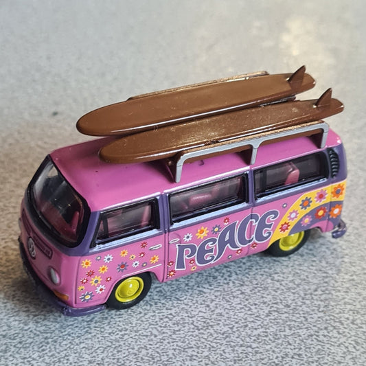 peace vw bus surfing diecast model oxford