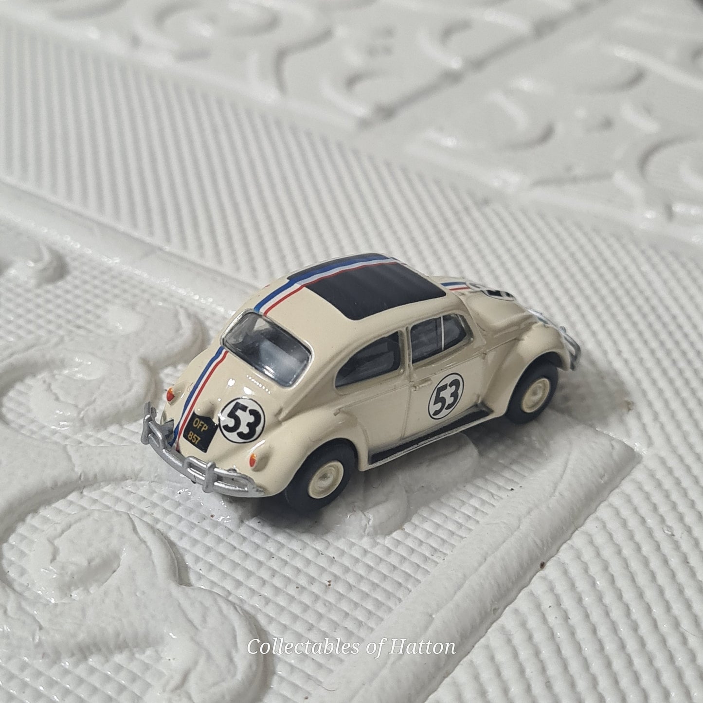 Oxford Diecast 1:76 Classic Volkswagen Beetle "Herbie" #53 loose excellent