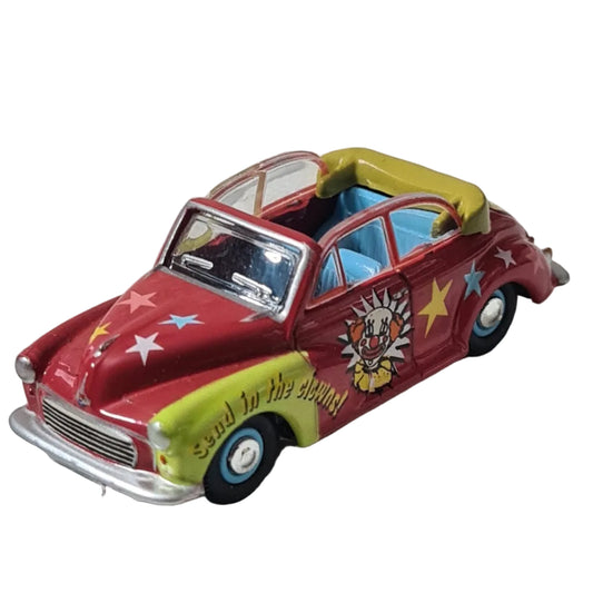 clown circus morris minor oxford diecast