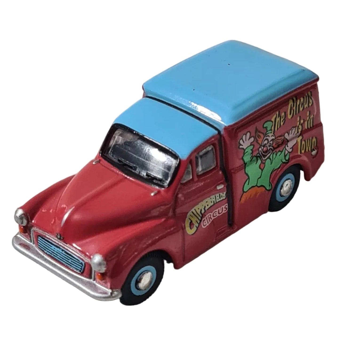 Oxford Diecast 1:76 Chipperfields Circus Morris minor Van loose excellent
