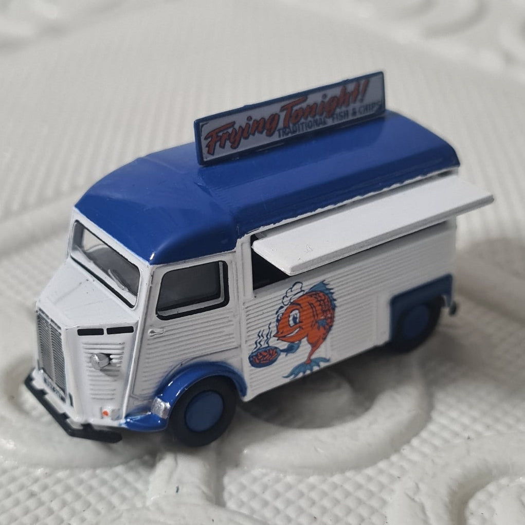 hish and chips oxford diecast van