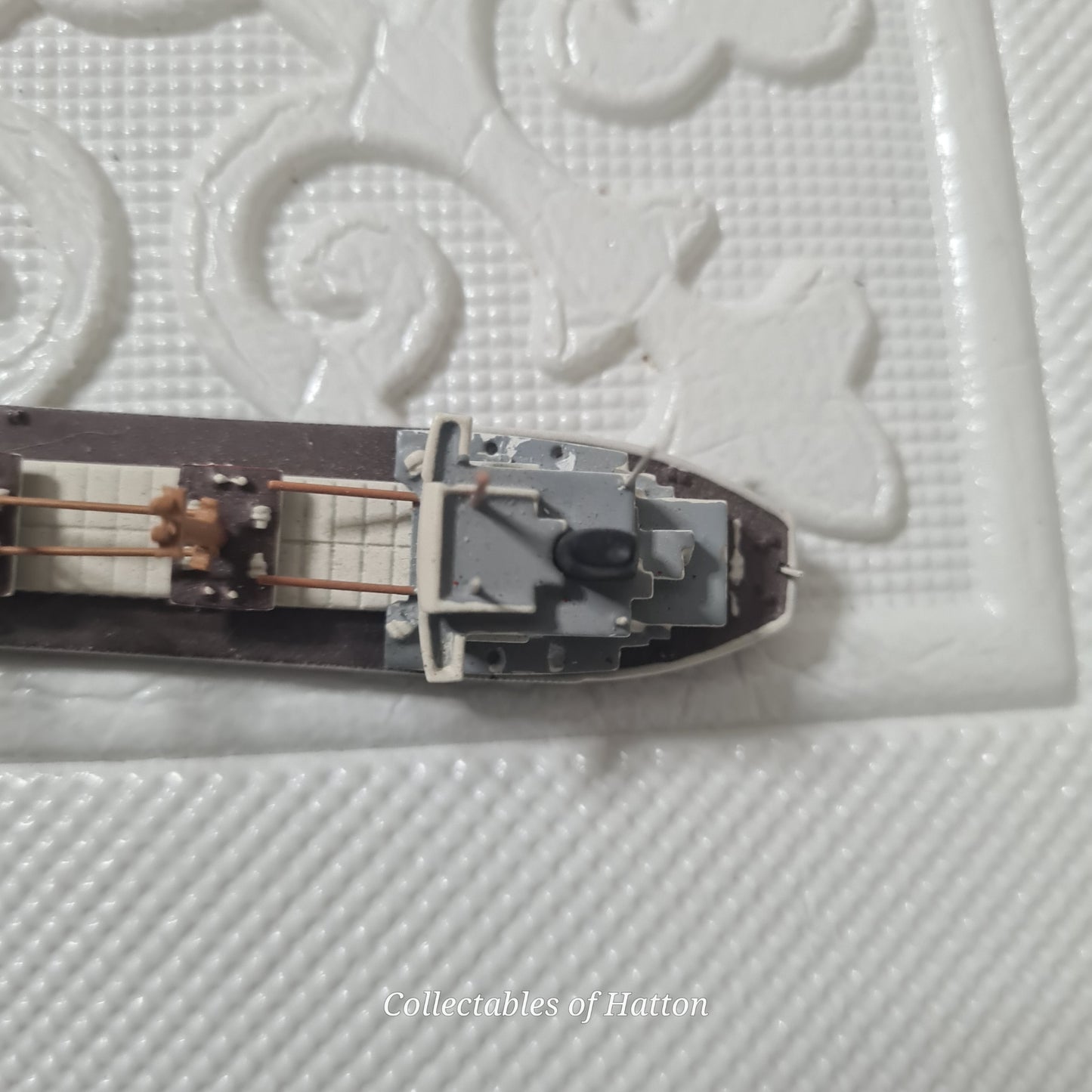 Hansa S 375 1:1250 Waterline Freighter "Lumumba" type GLR 1974 metal model ship loose