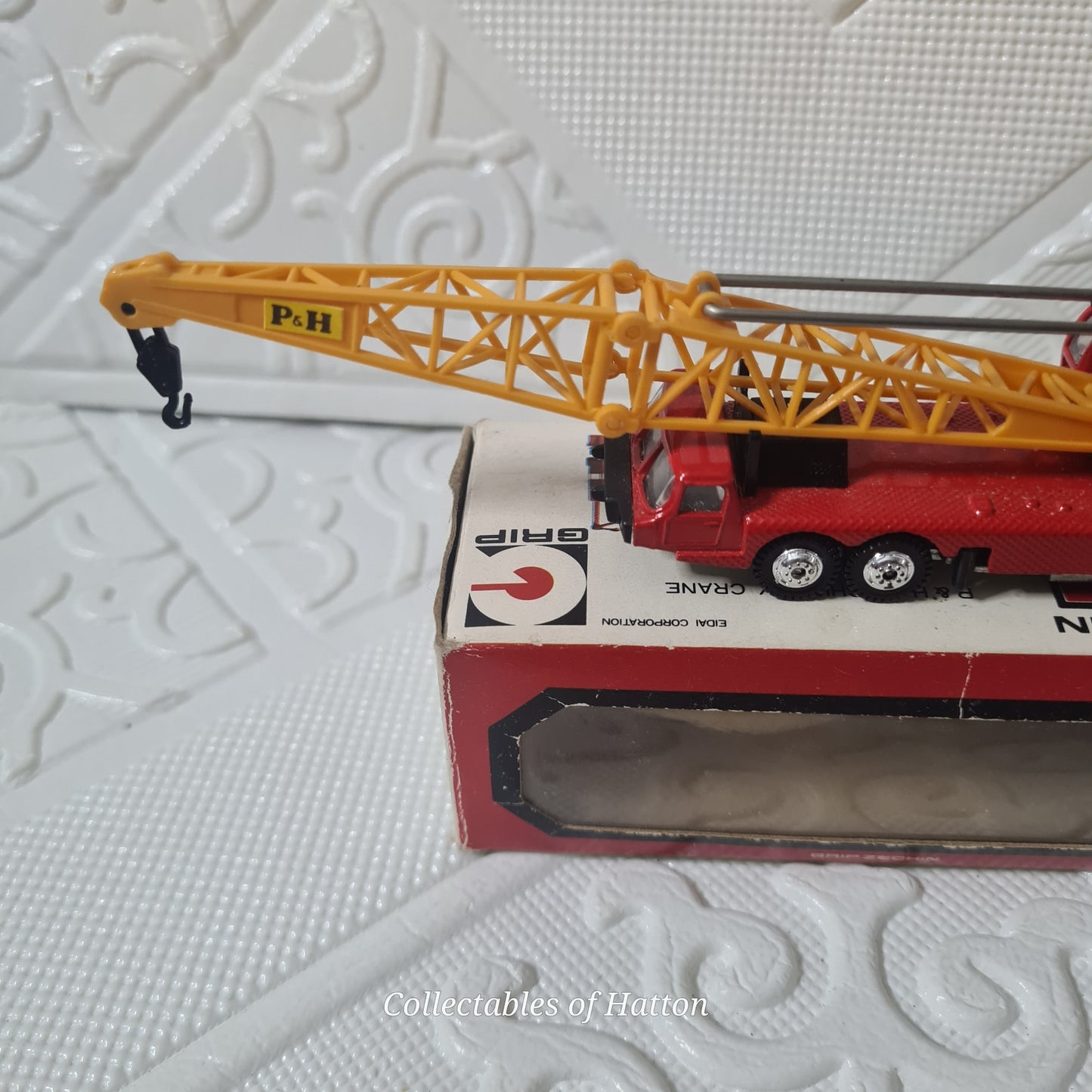 Grip Zechin 24 P&H Machinery Crane mint boxed retro japan diecast model