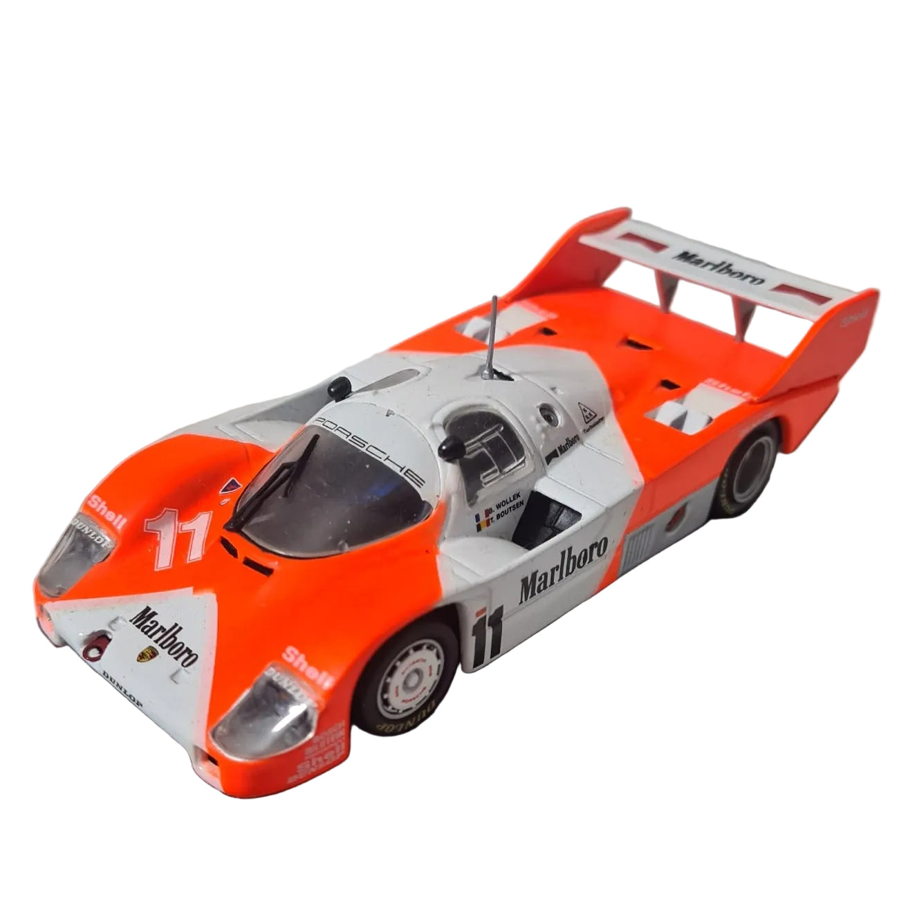 porsche 956 marlboro le-mans racing car diecast quartzo model