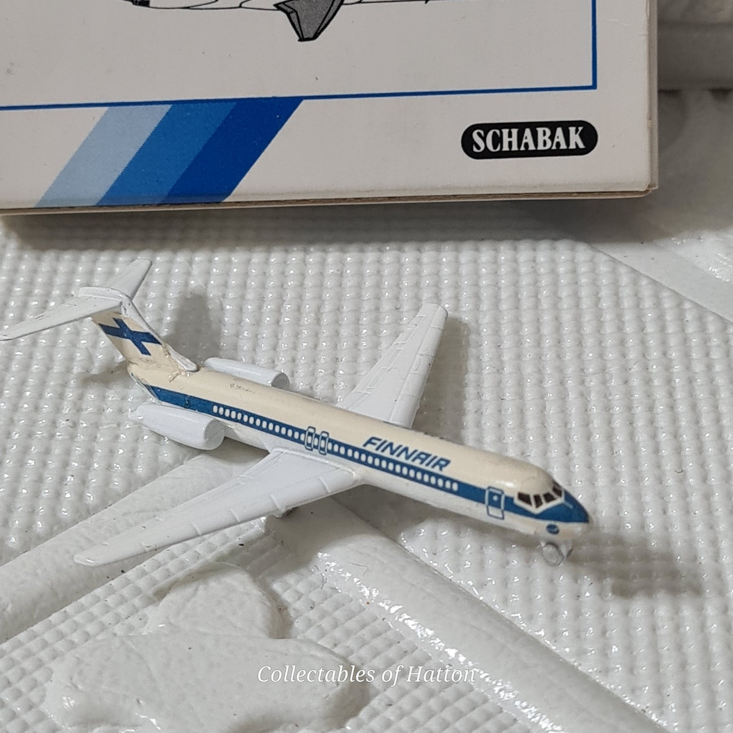 Schabak 1:600 Douglas DC-9-42 Finnair Germany diecast plane boxed 924/59b