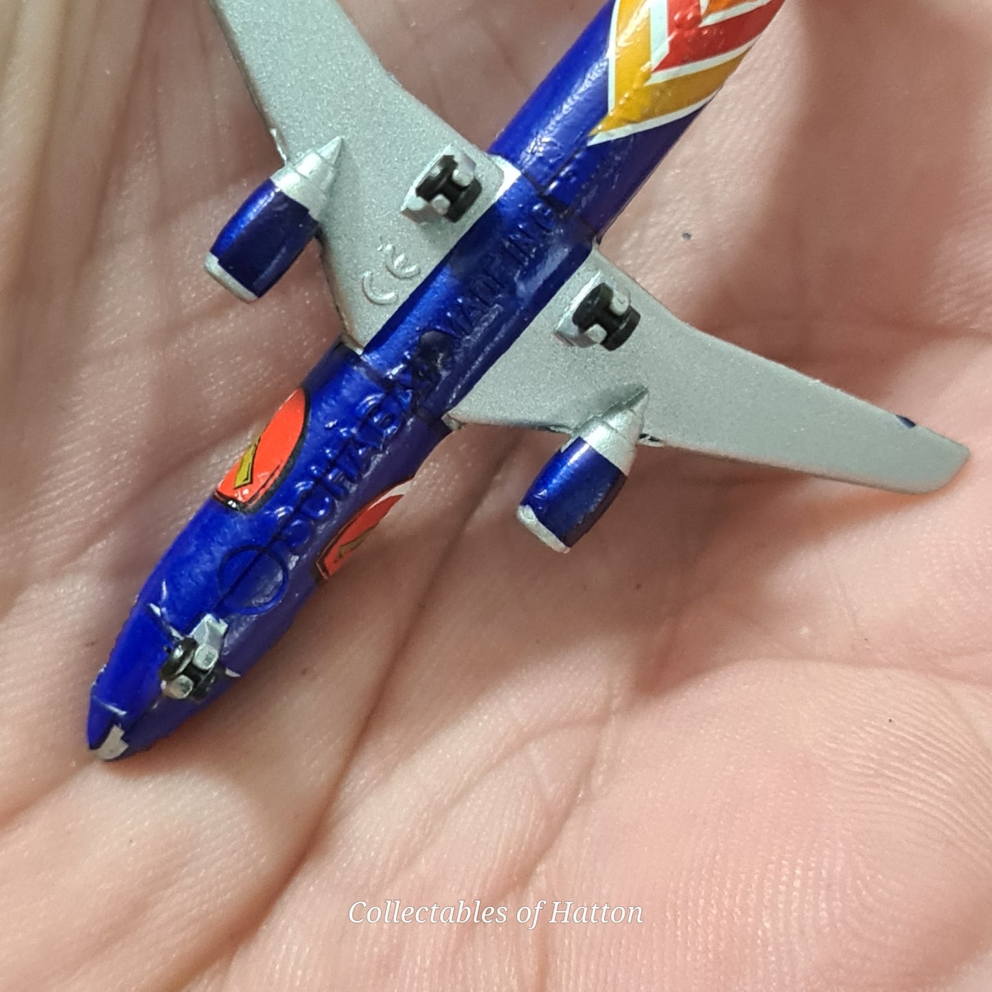 Schabak 1:600 Boeing 737-300 Southwest Triple crown Germany diecast plane boxed 925/160E
