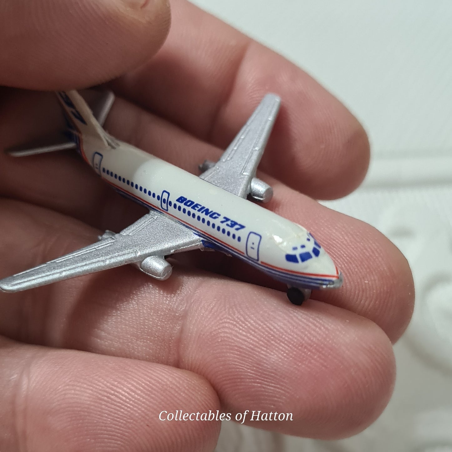 Schabak 1:600 Boeing 737-200 generic issue  Germany diecast plane boxed 905/33