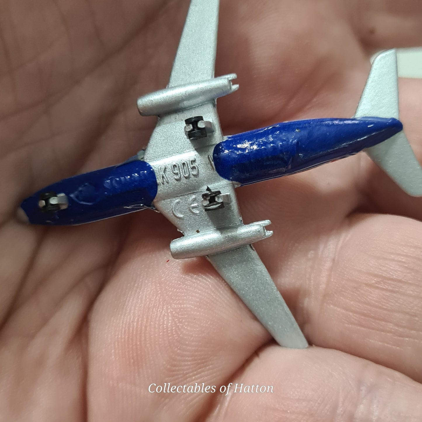 Schabak 1:600 Boeing 737-200 generic issue  Germany diecast plane boxed 905/33