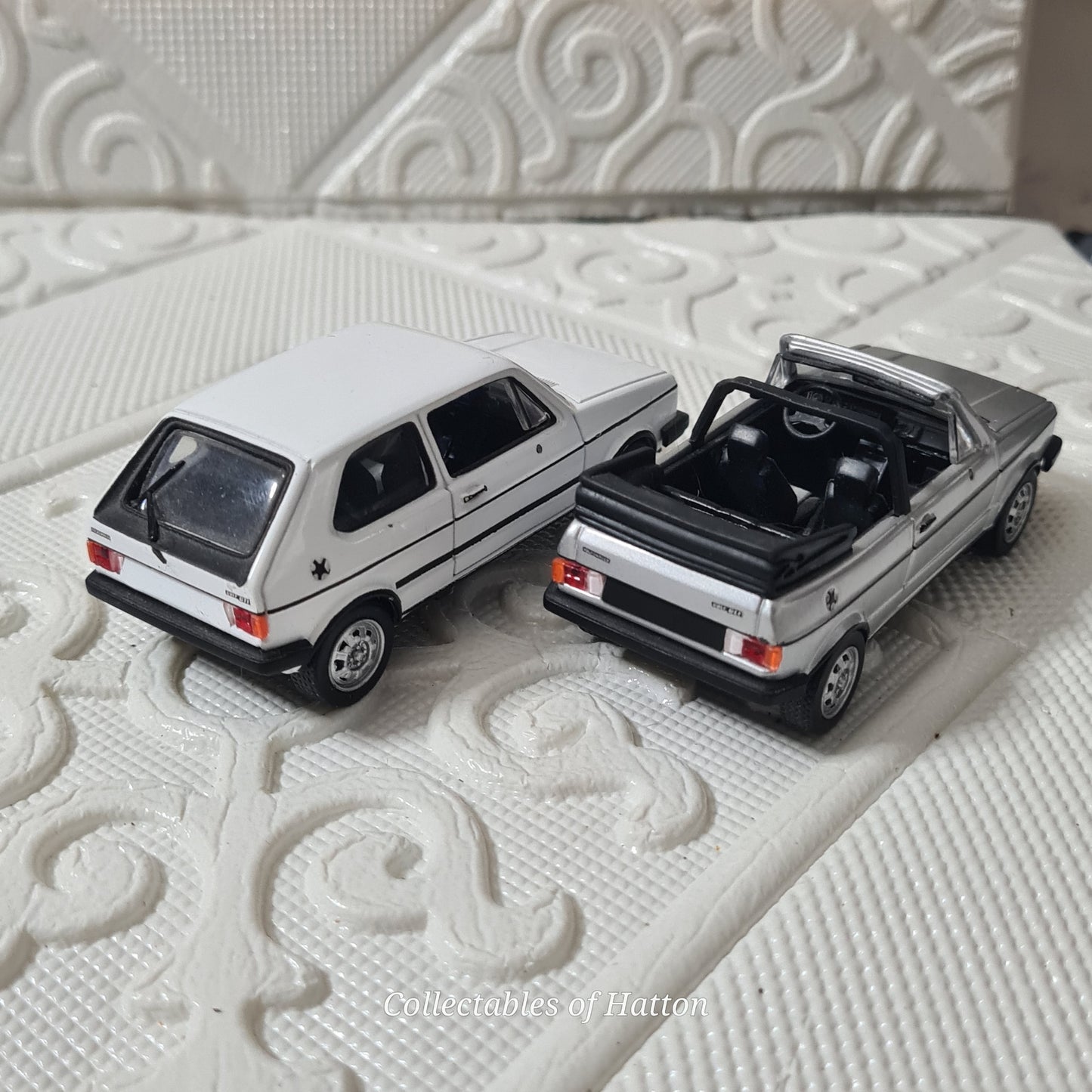 Detail cars 1:43 Volkswagen mk 1 Golf diecast models GTI Cabriolet loose vgc
