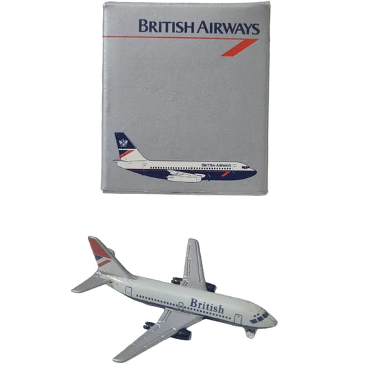 Schabak 1:600 Boeing 737 British Airways Germany diecast plane boxed 905/14