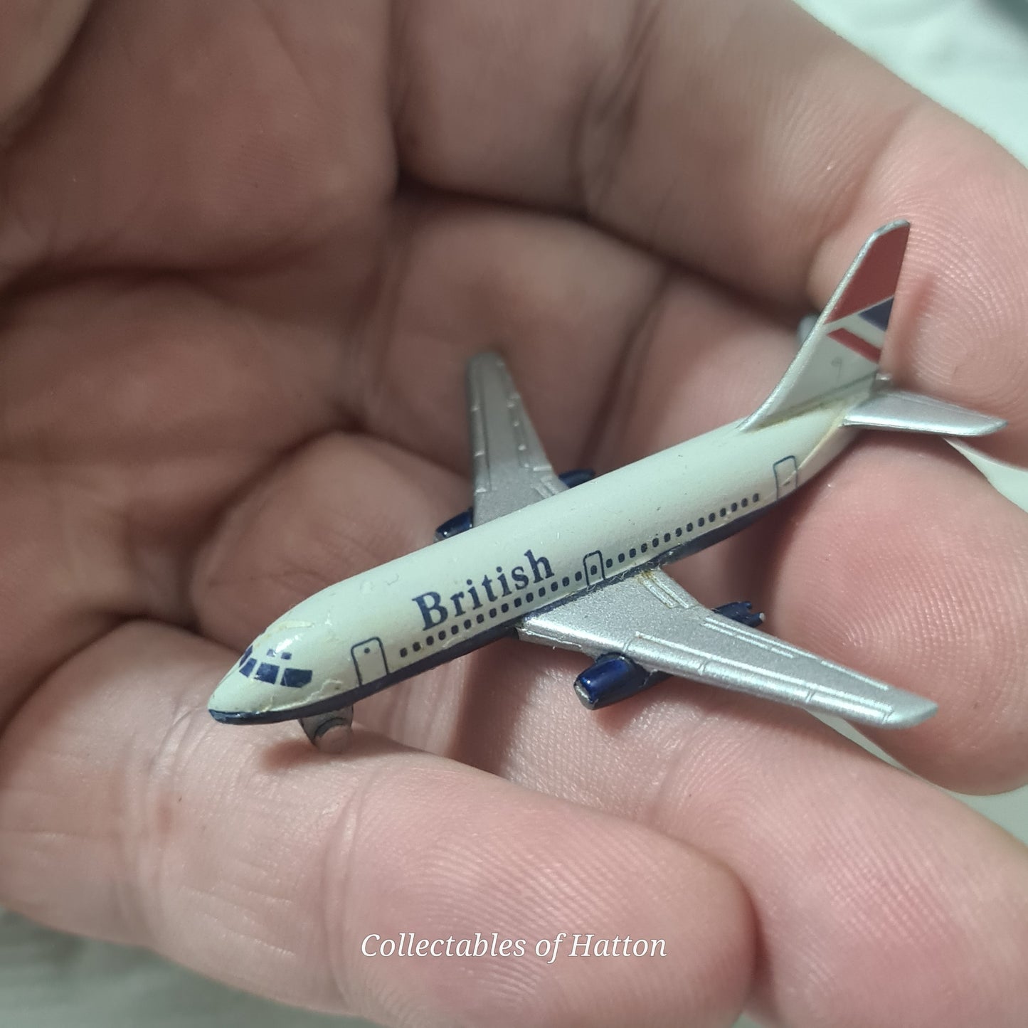 Schabak 1:600 Boeing 737 British Airways Germany diecast plane boxed 905/14