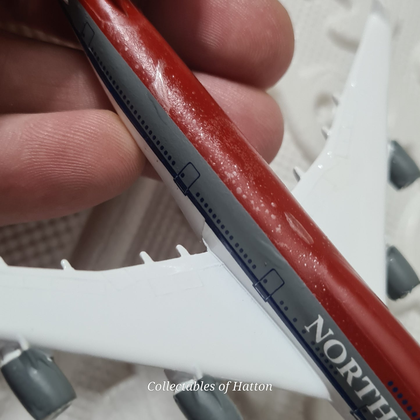 Schabak 1:600 Boeing 747 Northwest Orient Germany diecast plane boxed 901/37