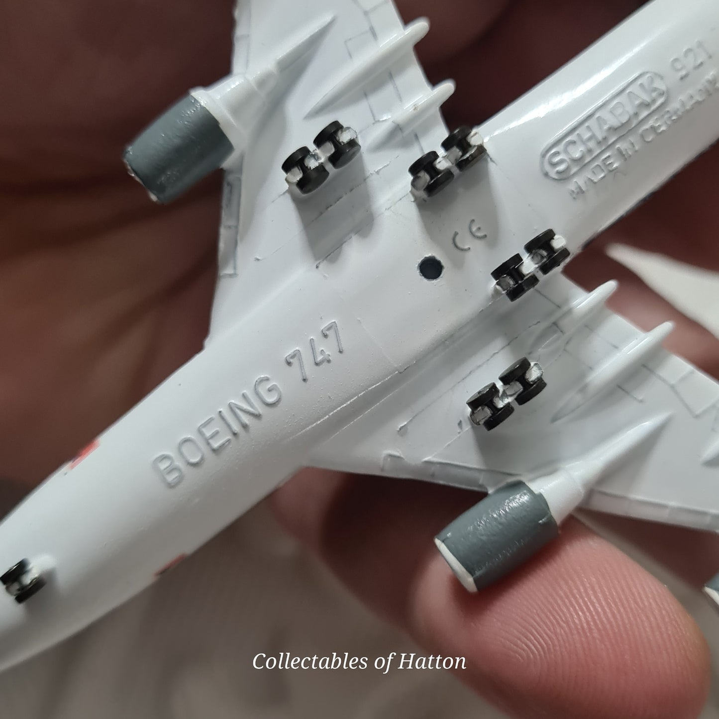 Schabak 1:600 Boeing 747 Northwest Orient Germany diecast plane boxed 901/37