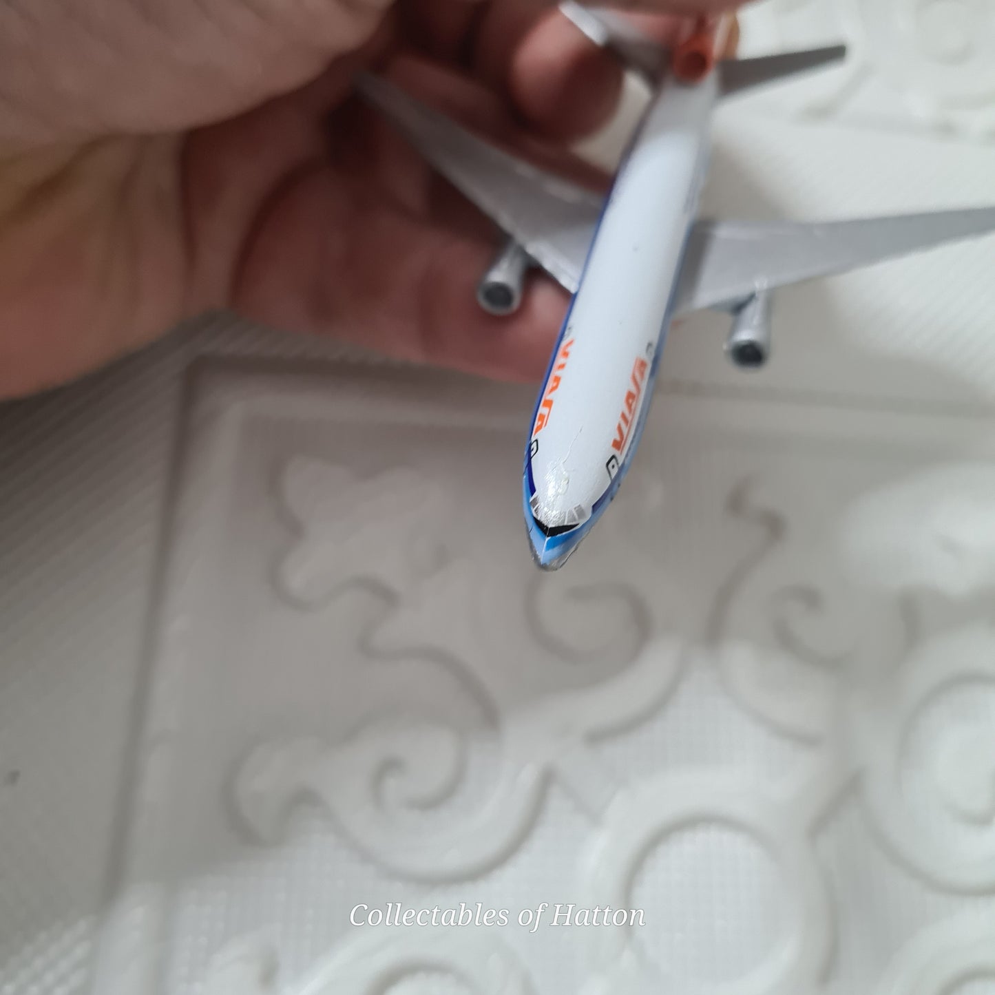 Schabak 1:600 Douglas DC-10 VIASA Germany diecast plane boxed 902/78