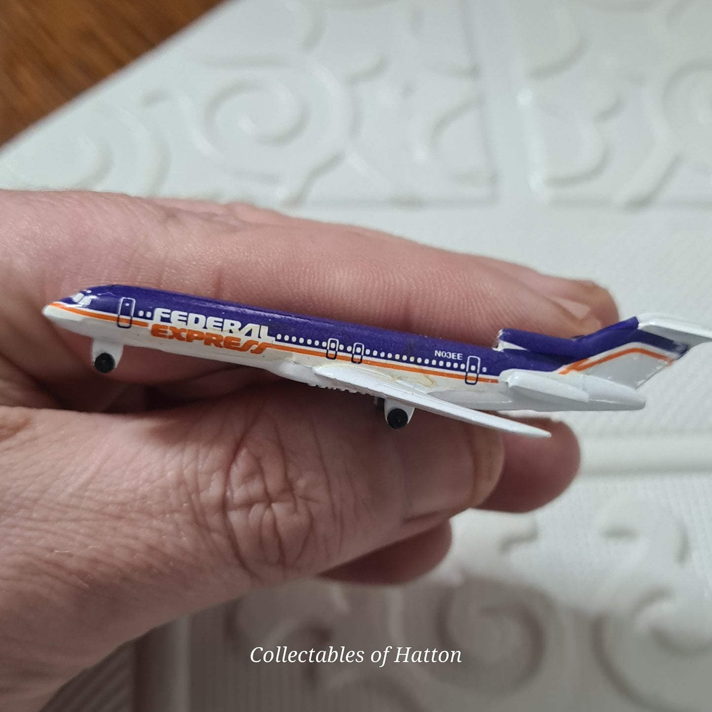 Schabak 1:600 Boeing 727 Federal Express made Germany diecast plane 906/66